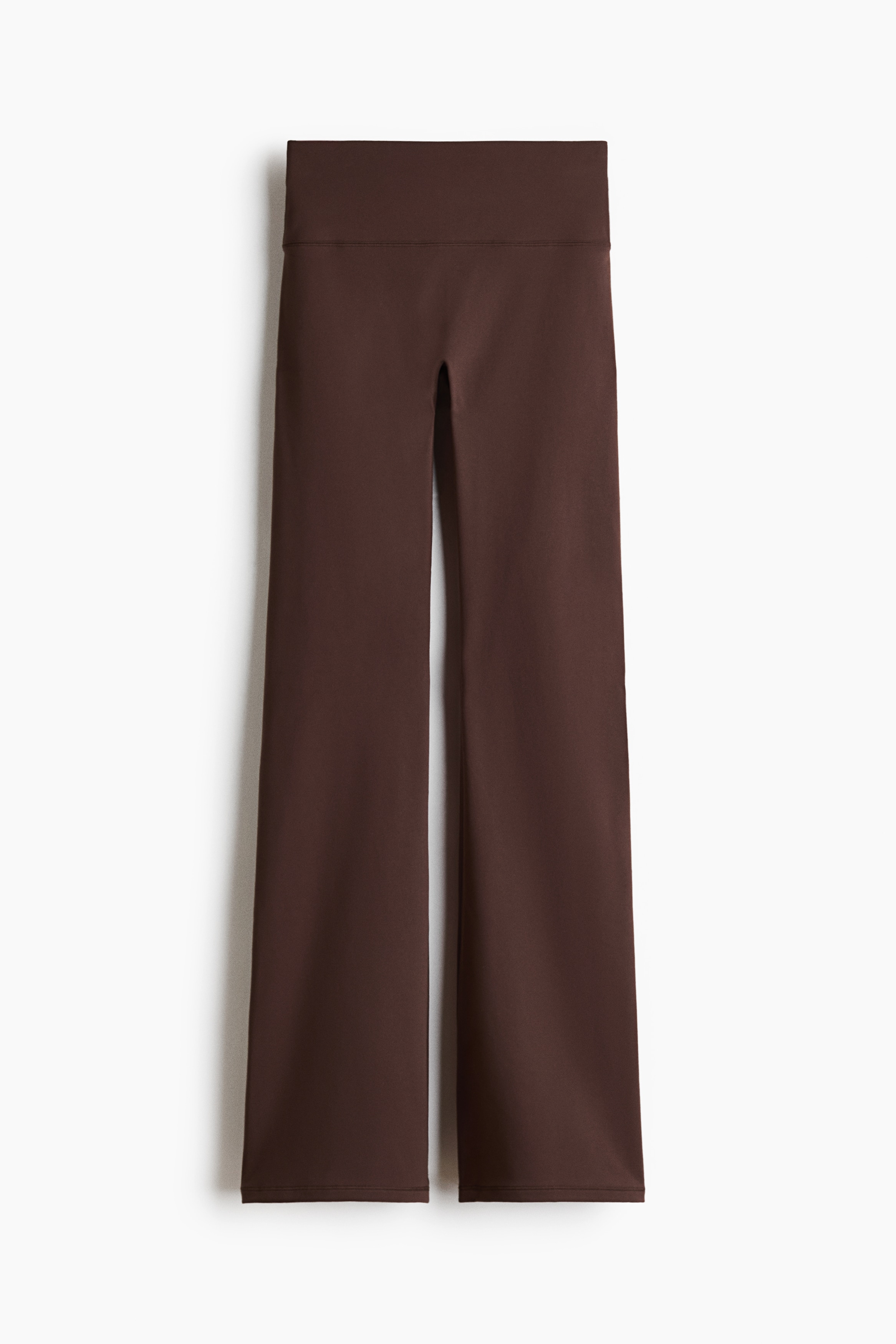 Leggings de ioga evasê com SoftMove™ - Moca achocolatado/Castanho quente/Preto/Violeta pó/Lilás claro/Lilás ameixa/Verde oliva/Azul marinho/Ameixa achocolatado/Rosa pastel/Cinzento escuro/Rosa antigo