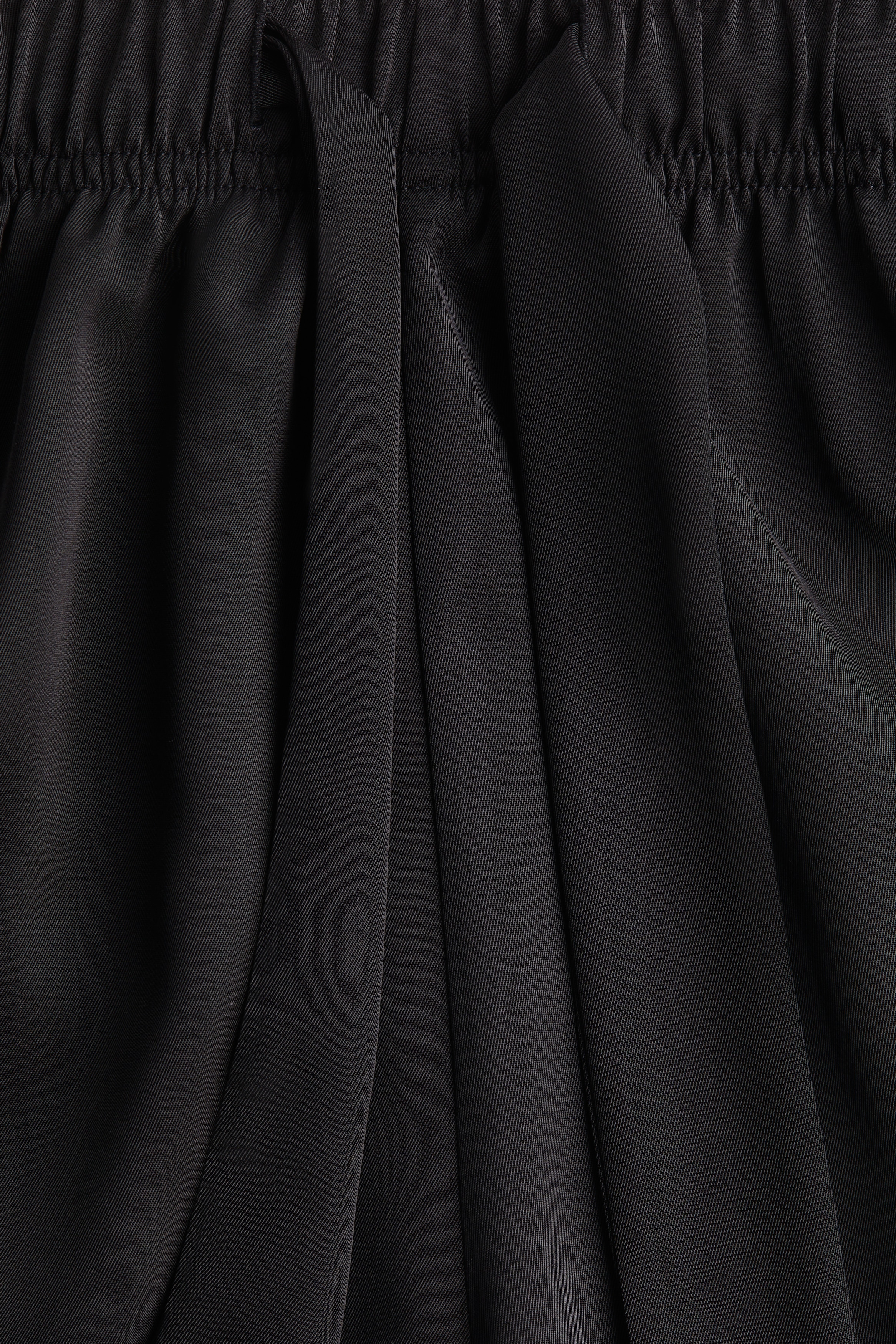 Twill drawstring shorts