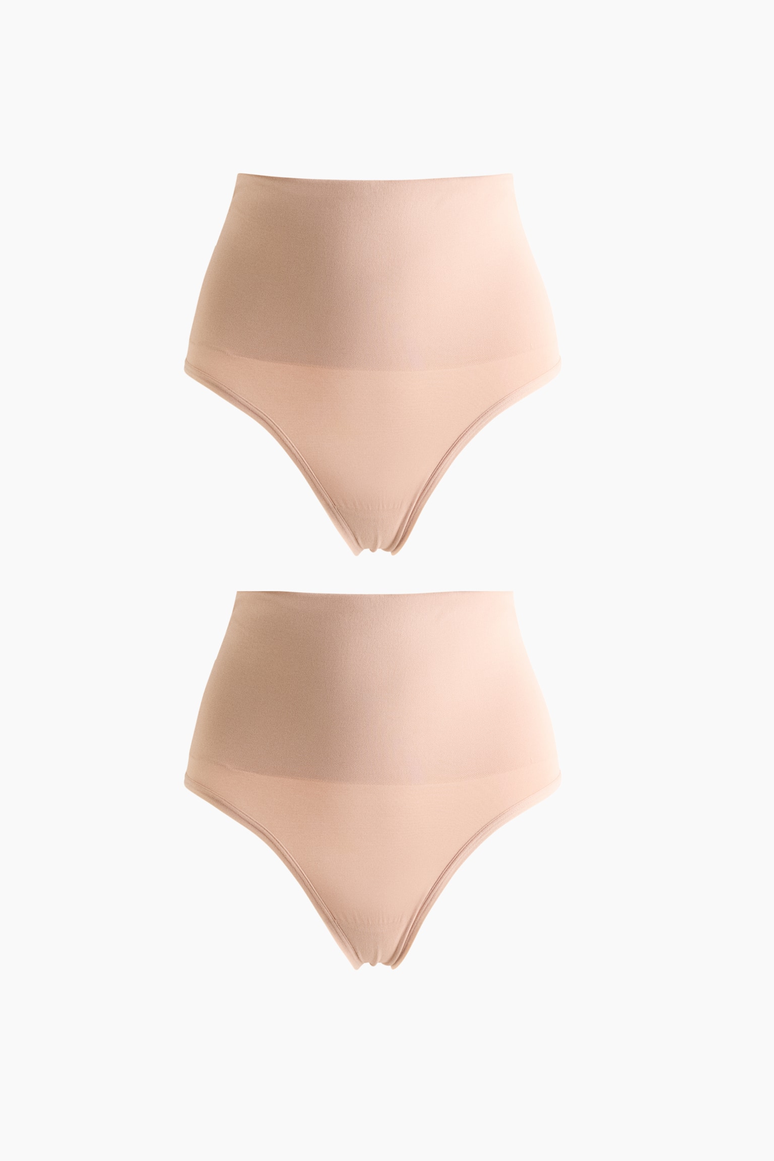 2-pack Medium Shape Thong briefs - Light beige/Black
