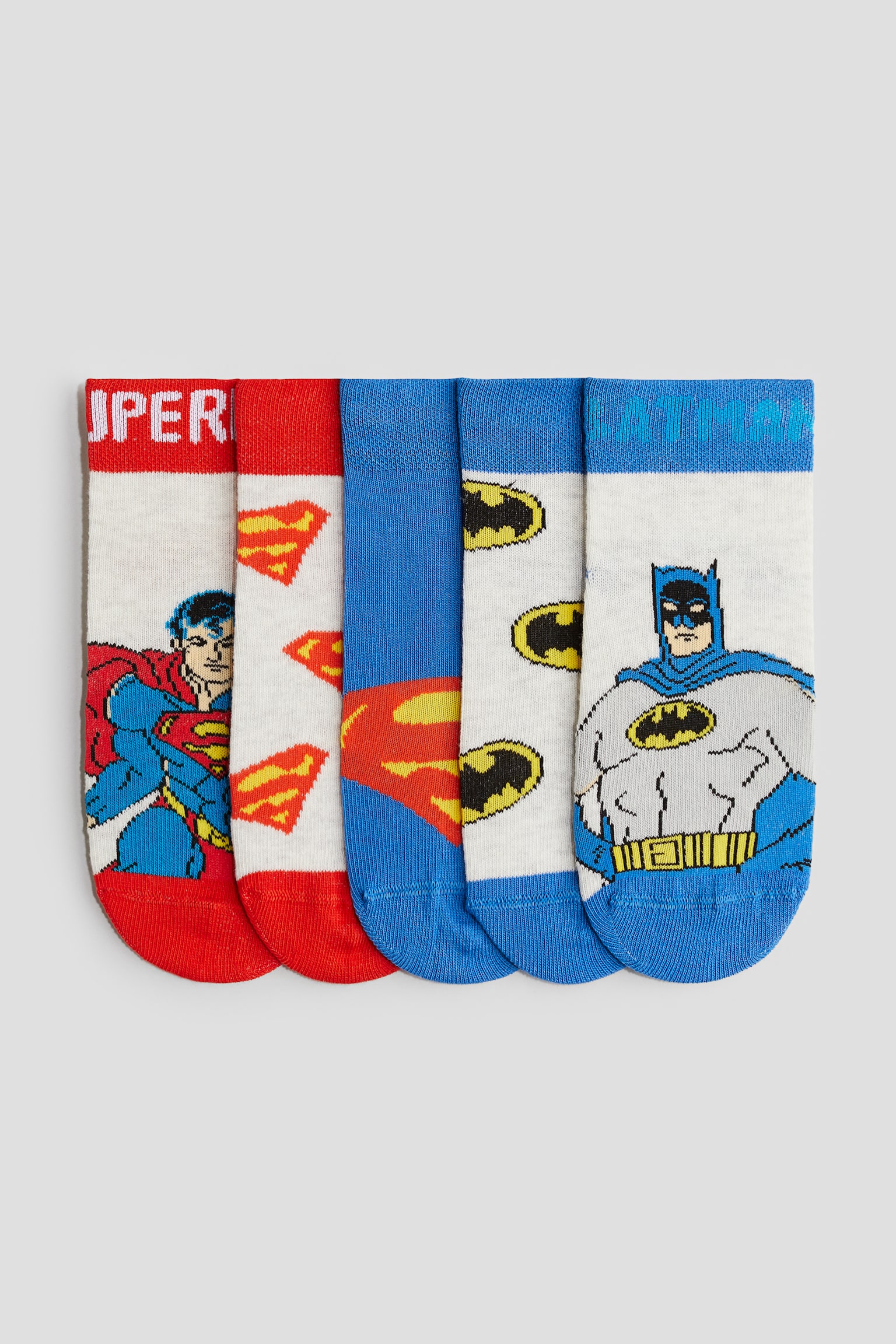 5-pack Socks - Blue/Batman/Dark blue/LEGO NINJAGO/Bright blue/Justice League - 1