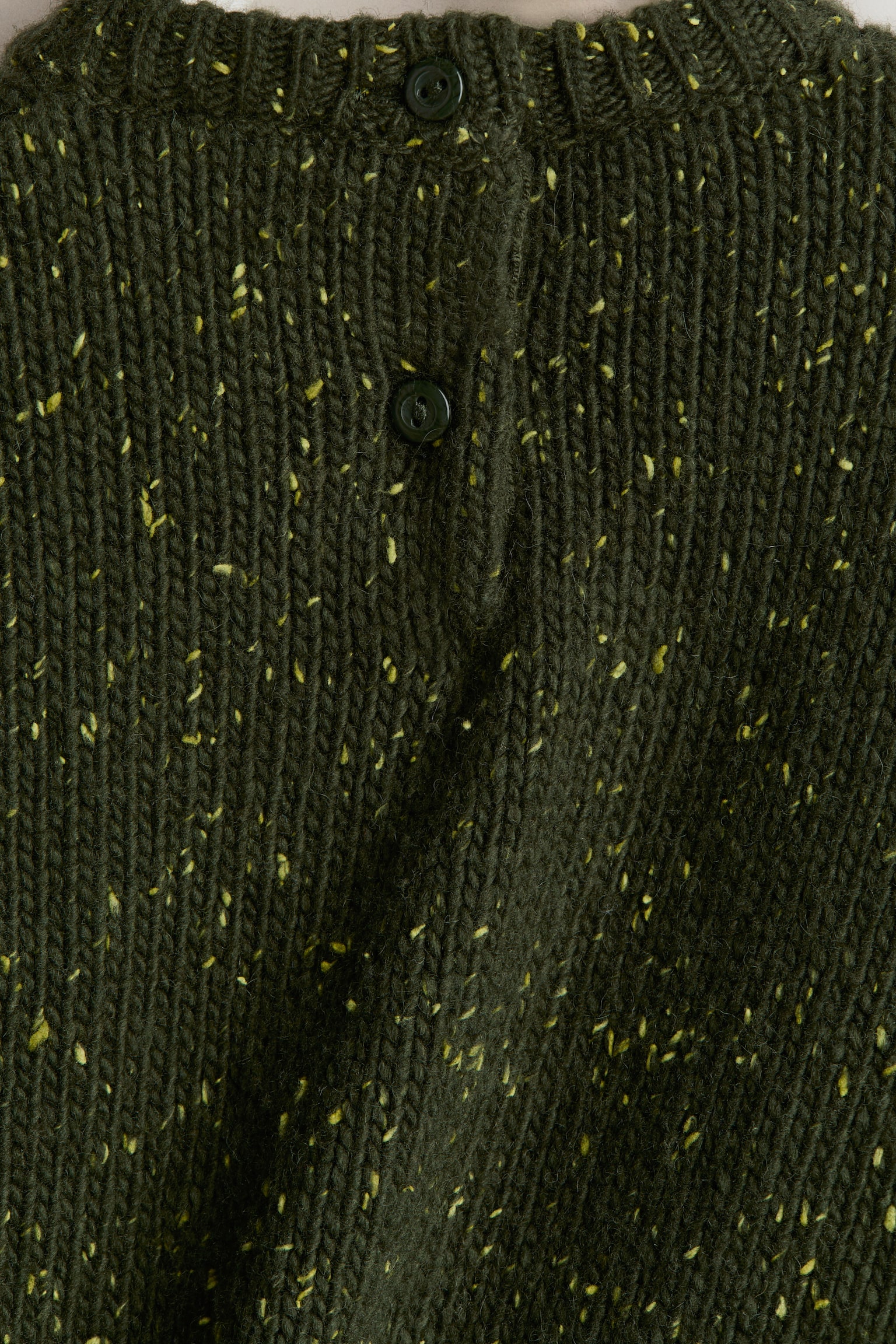 Детский свитер H&M Wool-Blend, цвет: Зелёный — фото 5
