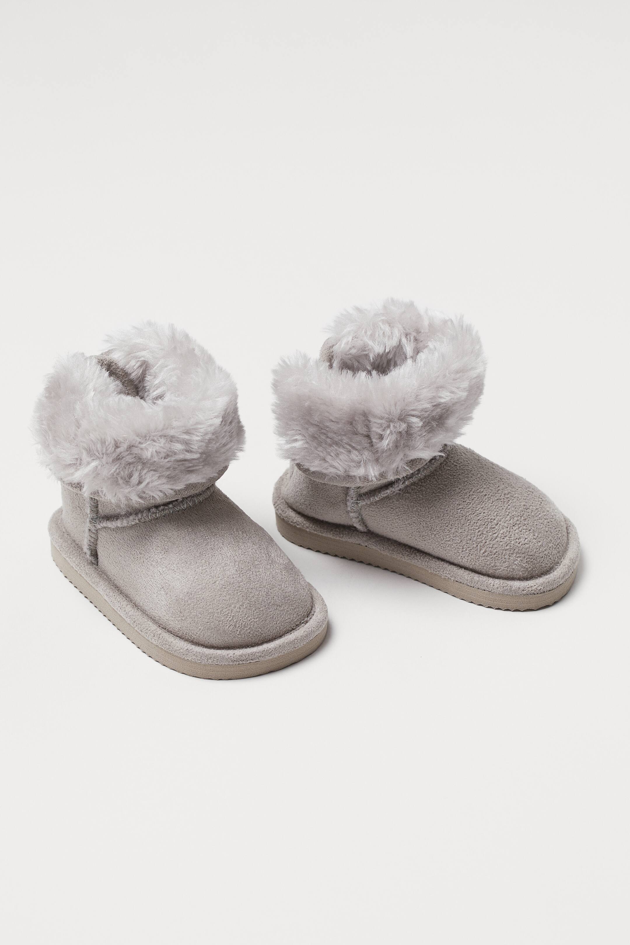 Agrandir l'image: Bottines chaudement doublées - Gris clair - ENFANT | H&M FR 1