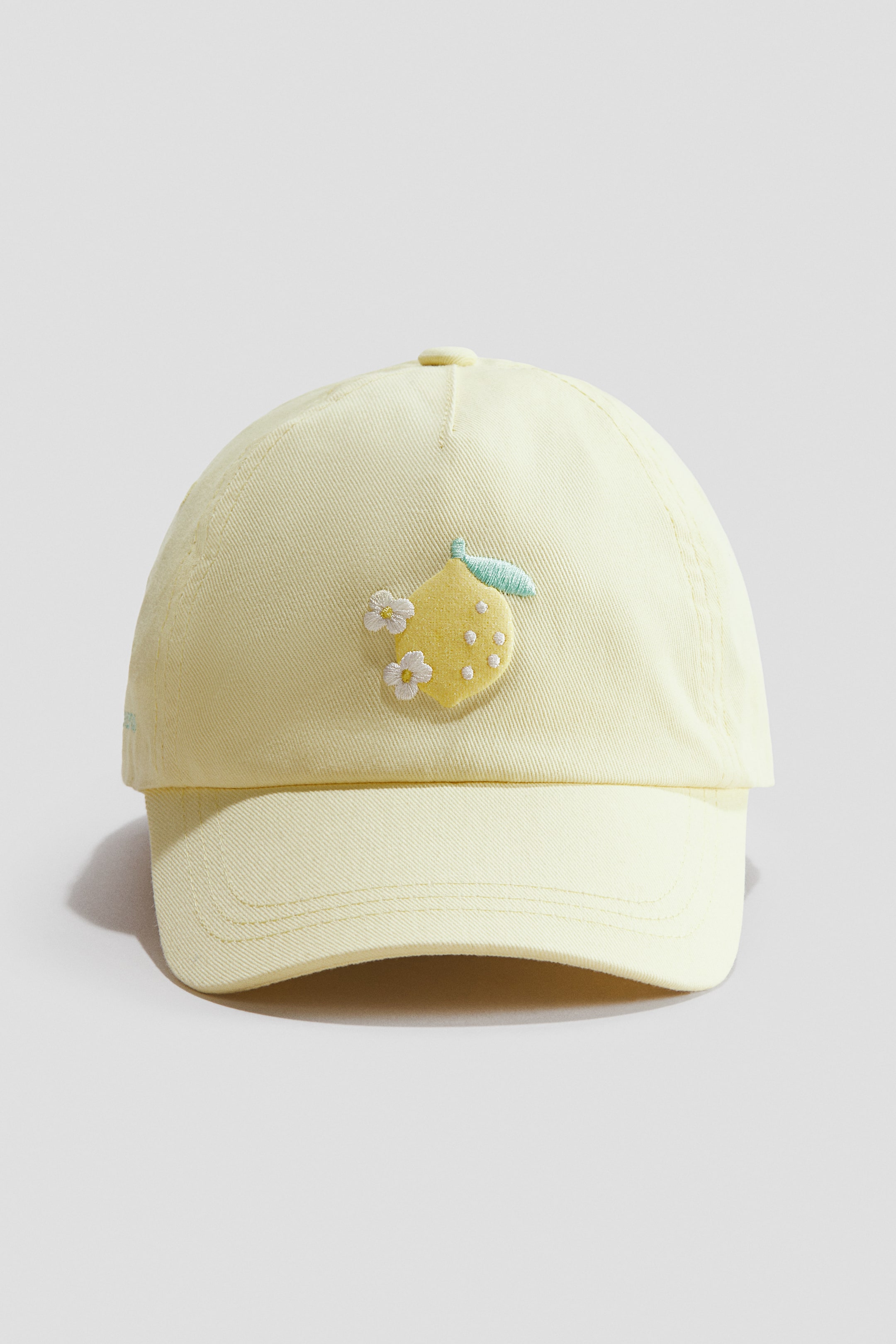 View larger image: Cotton twill cap - Light yellow/Lemon - Kids | H&M 1