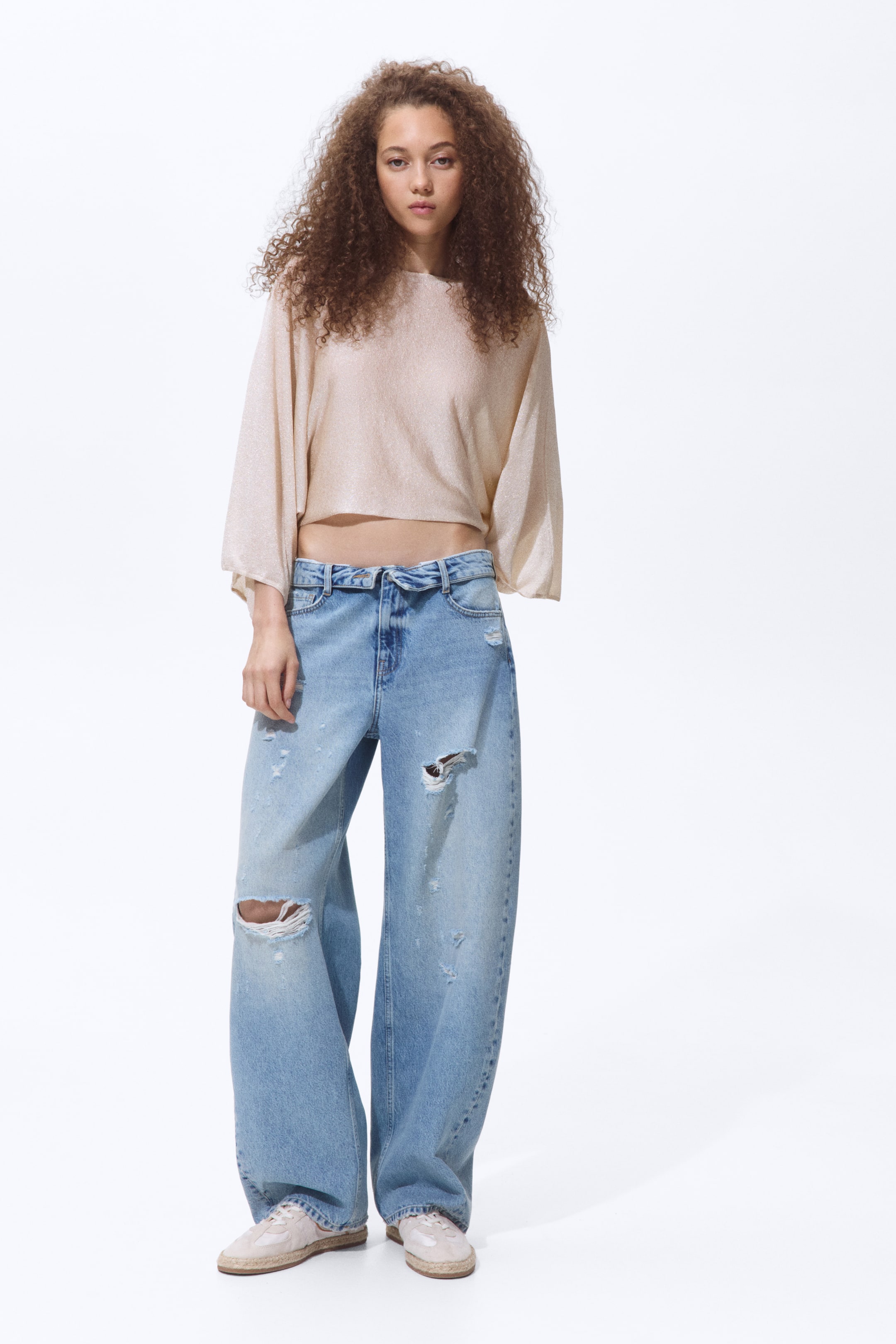 Shimmery Cape Top