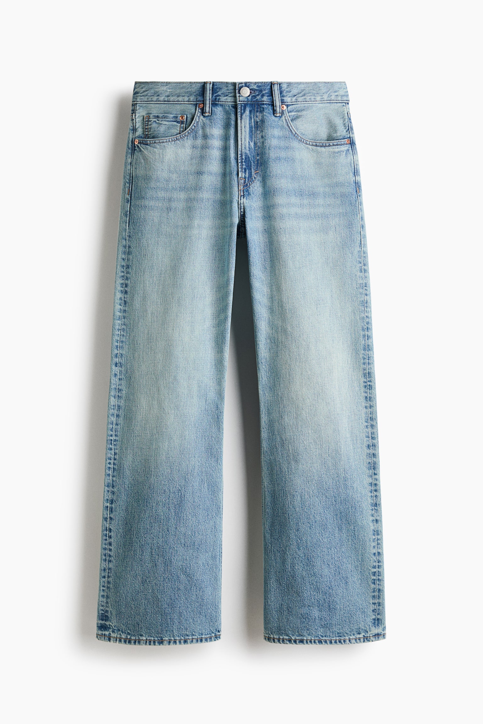 Relaxed Bootcut Jeans - Light denim blue/Denim gray/Denim black/Dark denim blue - 1