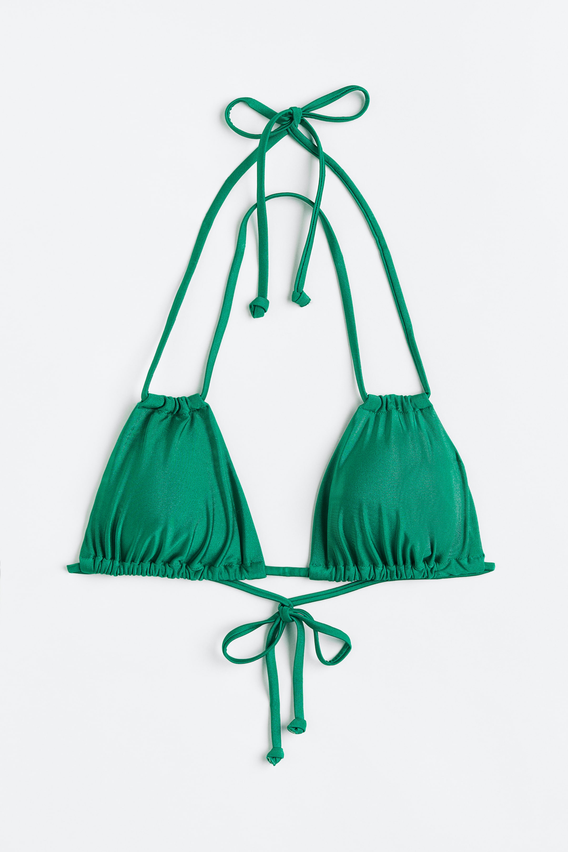 Padded Triangle Bikini Top Green Ladies Handm Ca