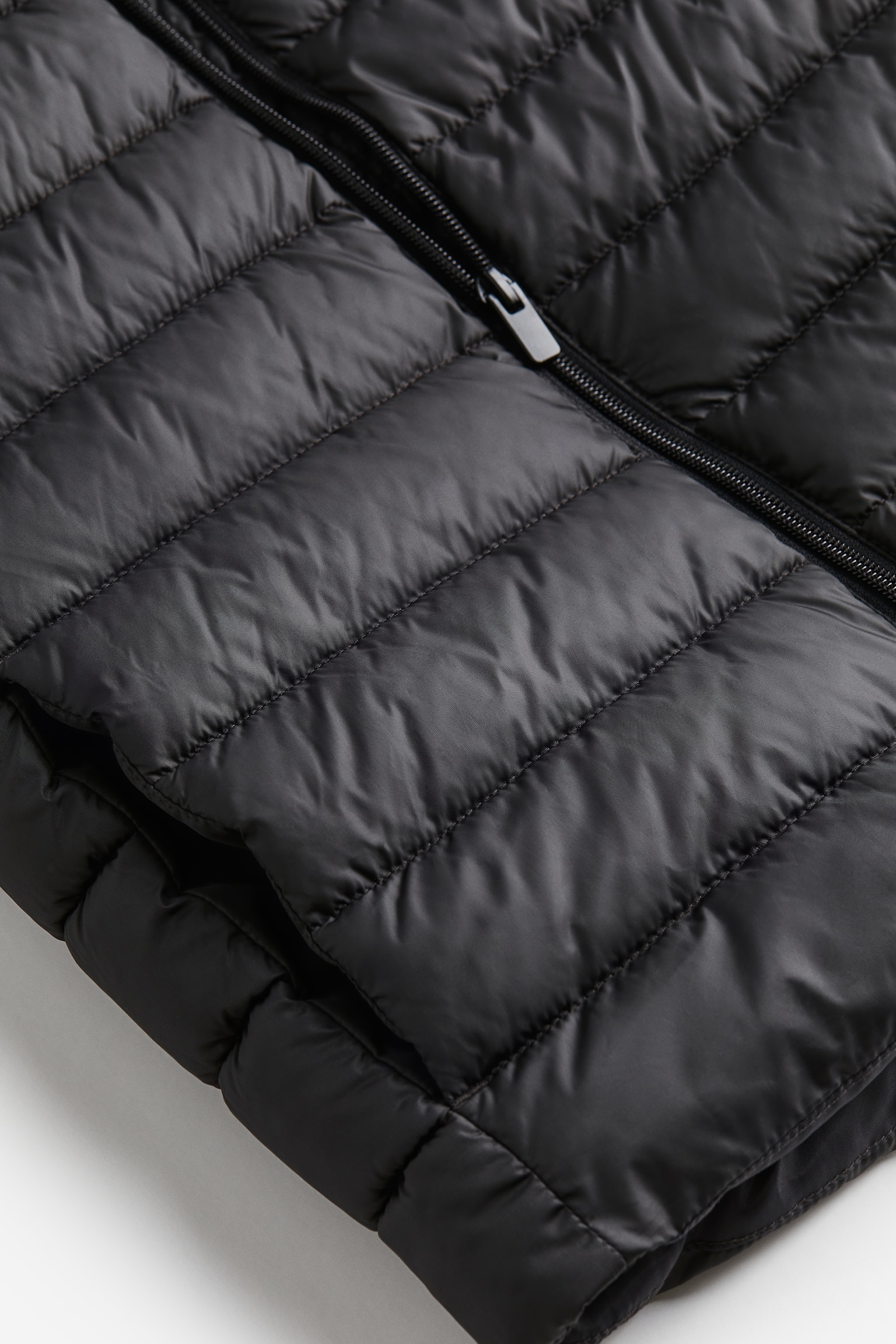 Puffer Vest - Black/Dark khaki green - 2