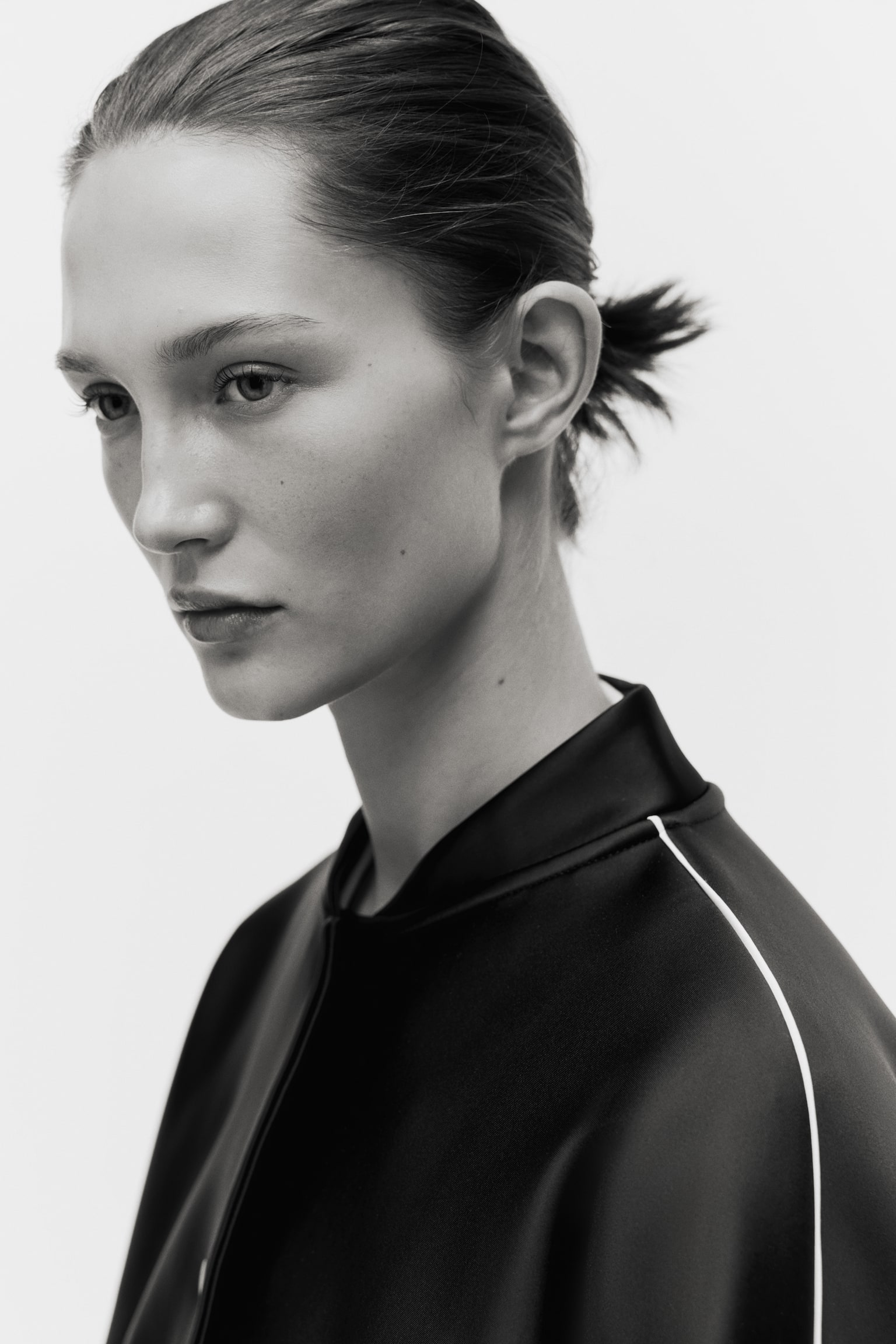 Женская куртка H&M Bomber, цвет: Тёмно-синий — фото 7