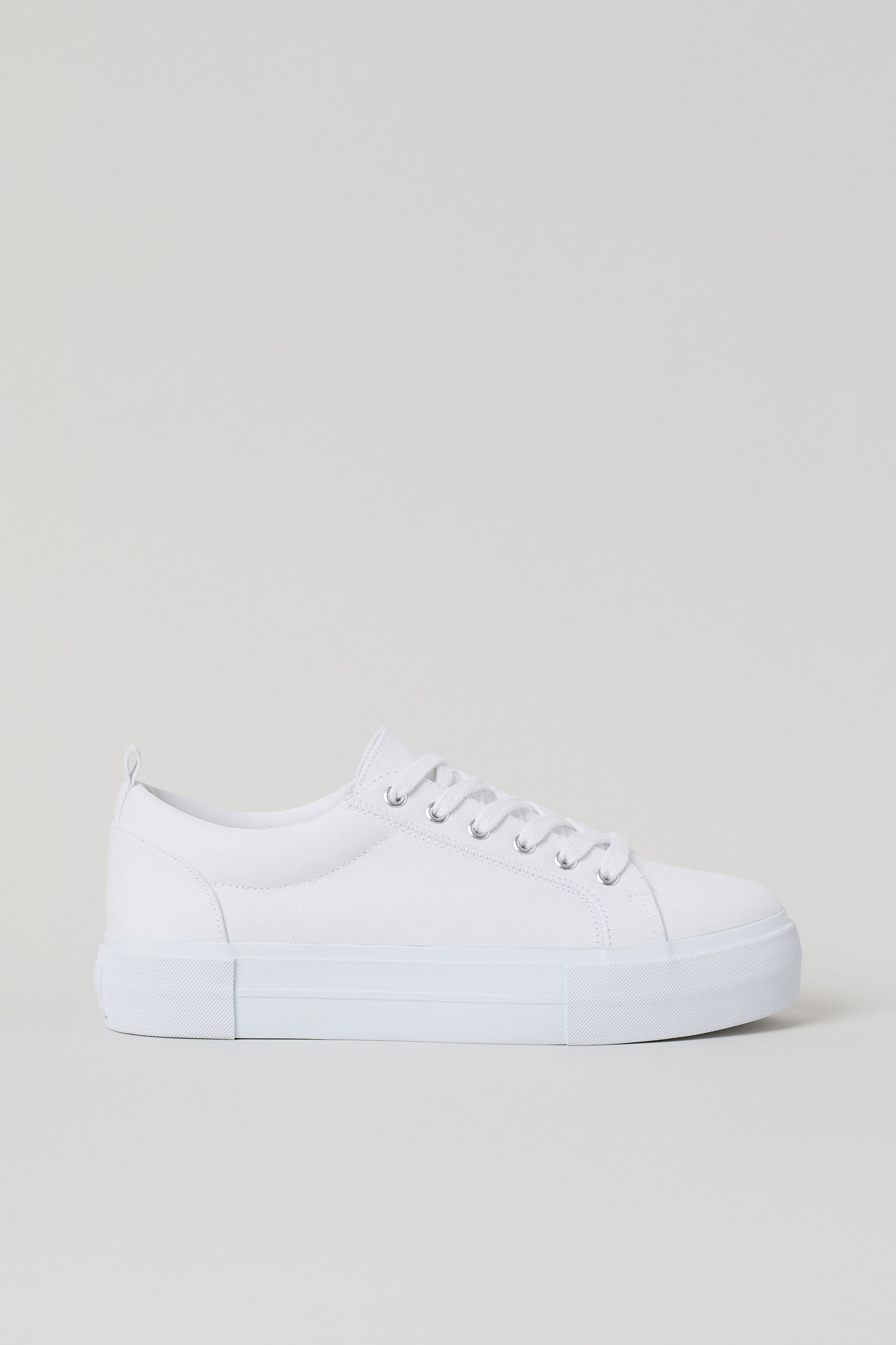 Platform Sneakers - No heel - White - Ladies | H&M US