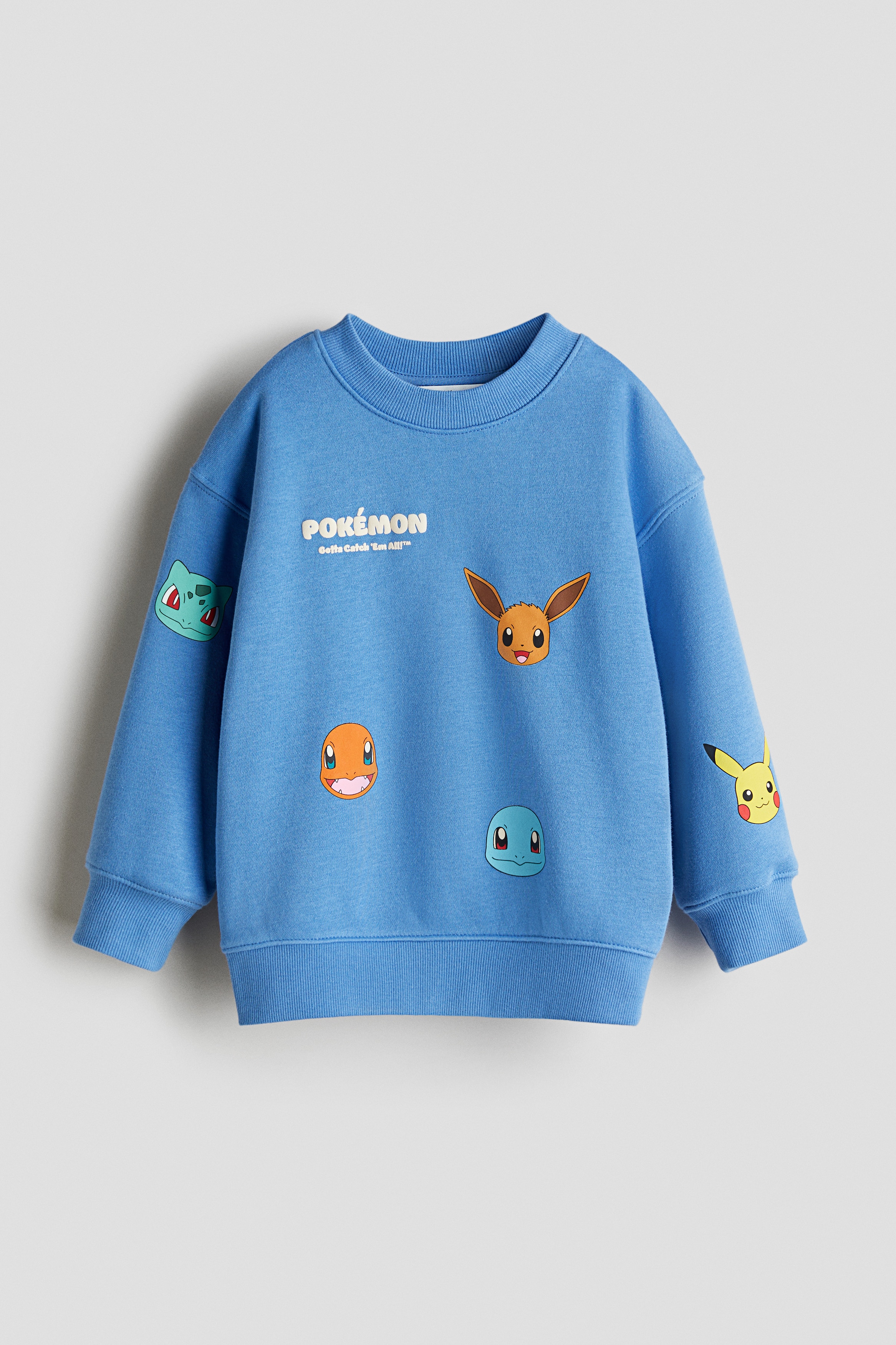 Printed Sweatshirt - Blue/Pokémon - Kids | H&M US