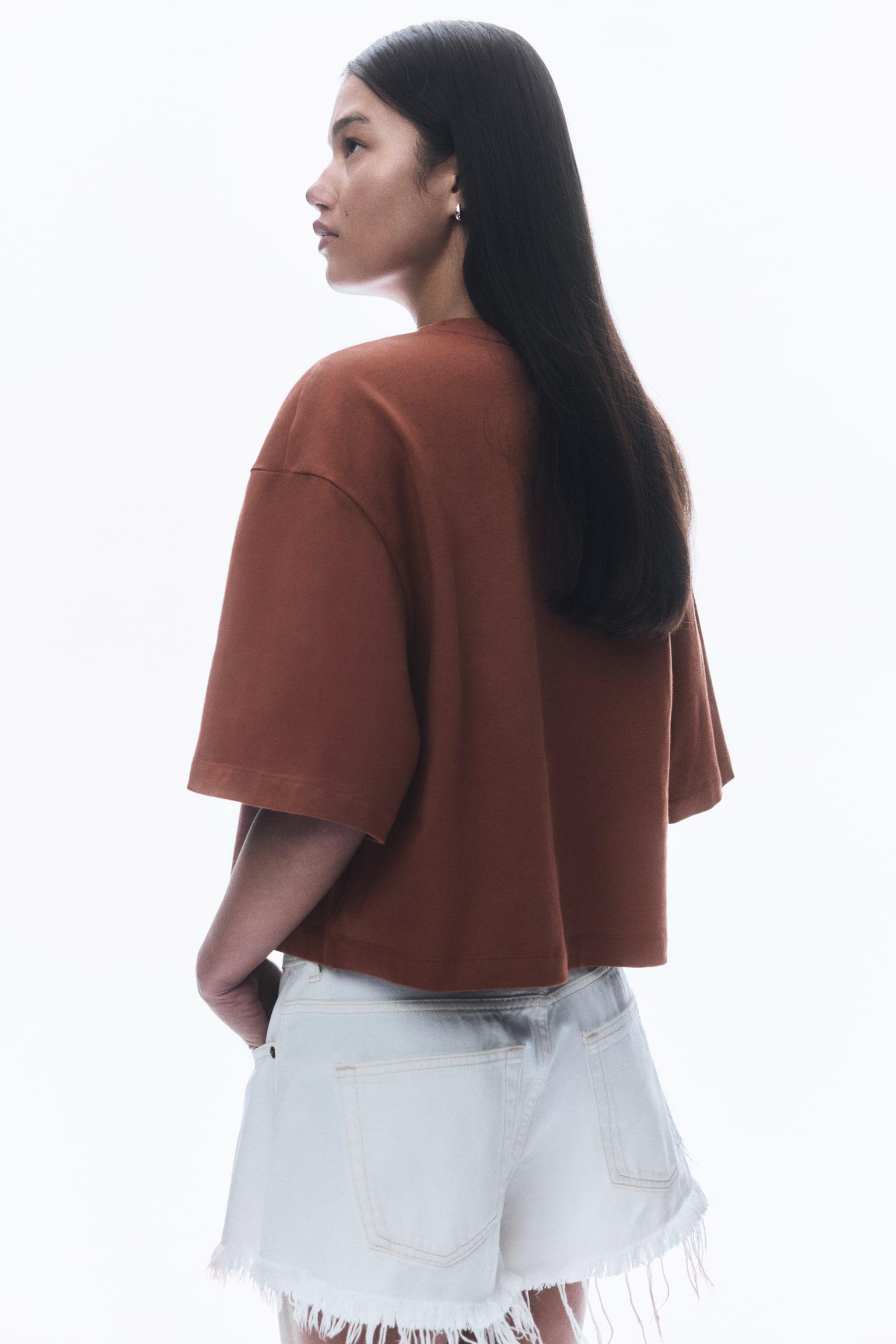 Design Detail Tee - Brown/Cream/Black - 4