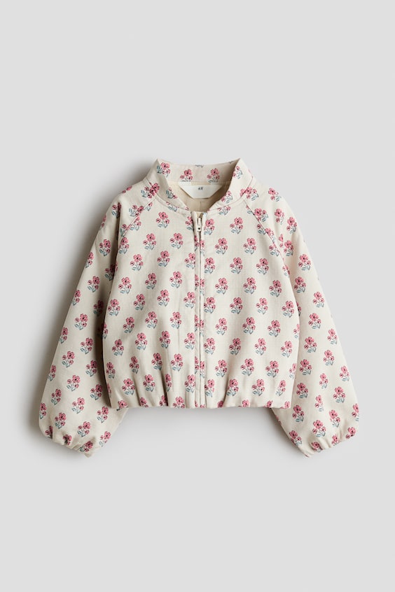 H&M Patterned Cotton Jacket