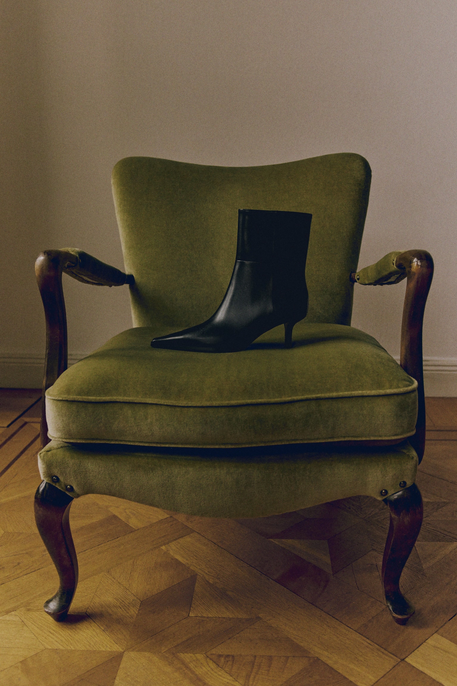 Heeled ankle boots - Čierna/Hnedá - 5