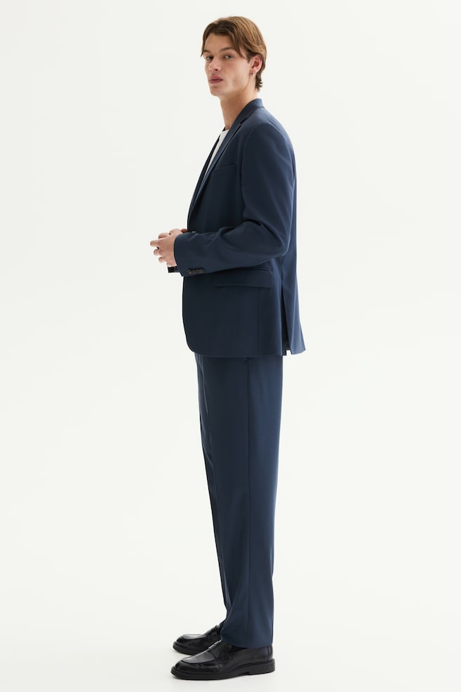 Americana Slim Fit - Azul marino/Beige/Café oscuro/Negro - 6