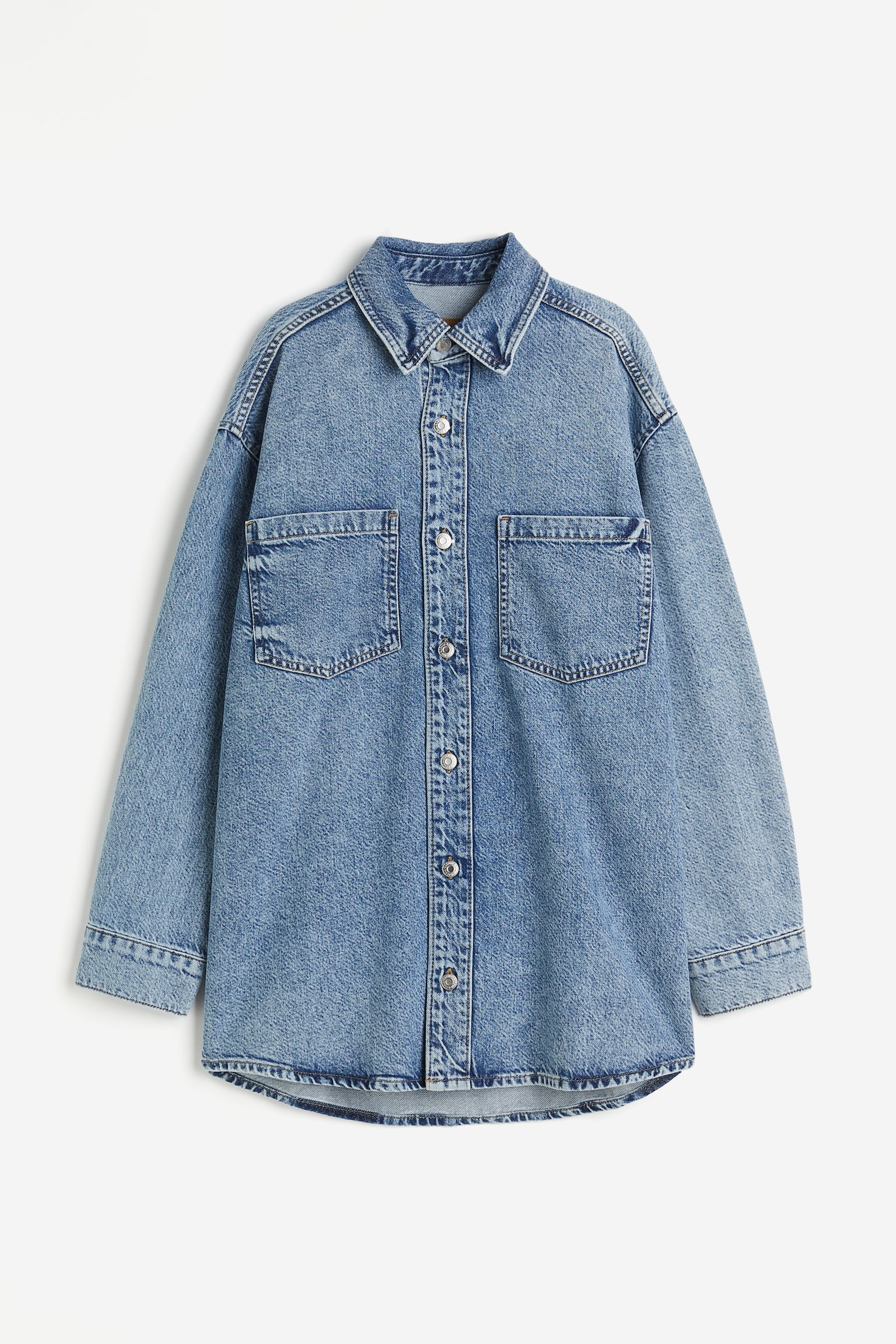 Feather Soft Denim shirt - Light denim blue/Pale denim blue - 2