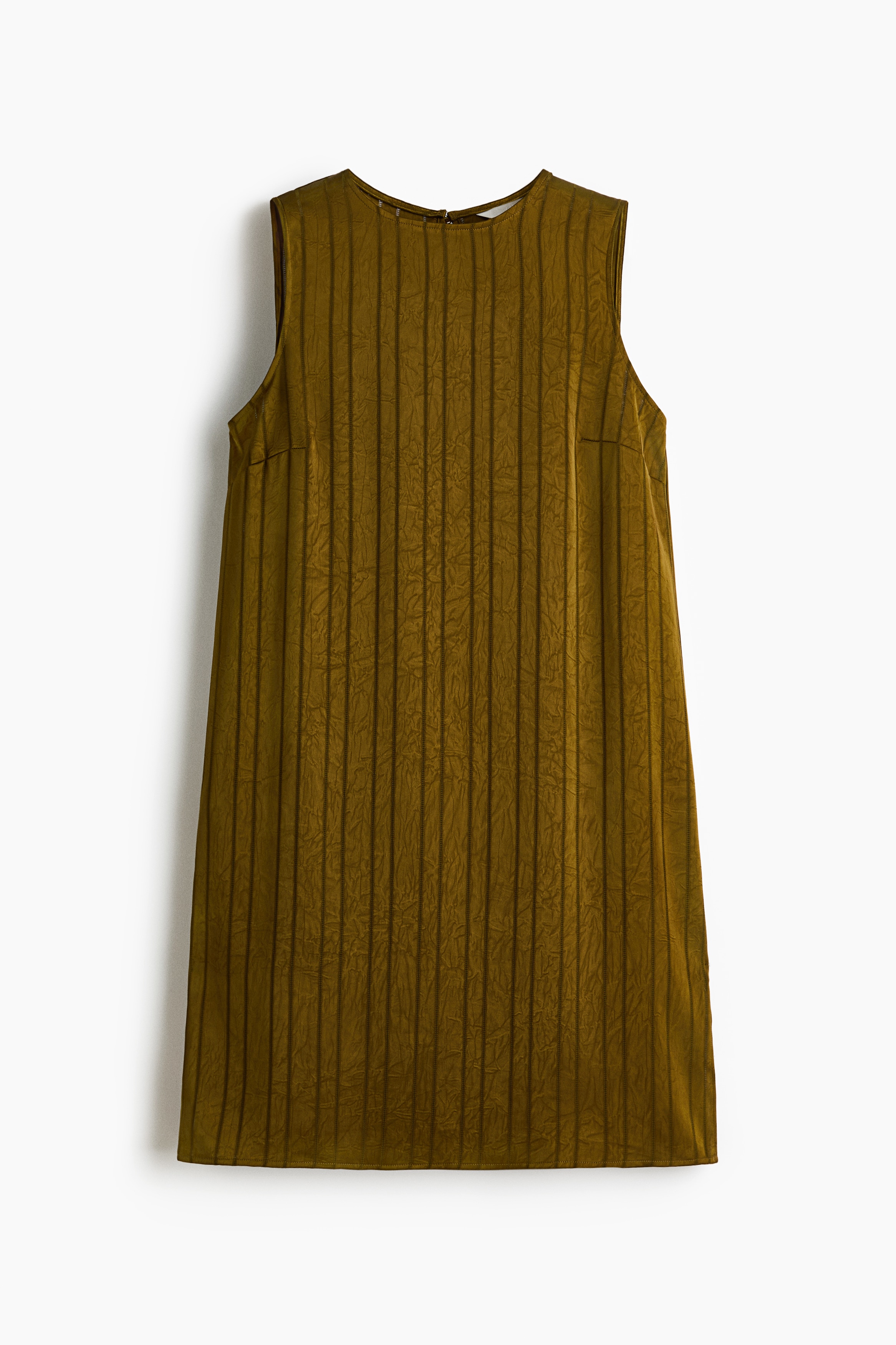 Shift dress - Golden olive/Cream/Cream/Patterned