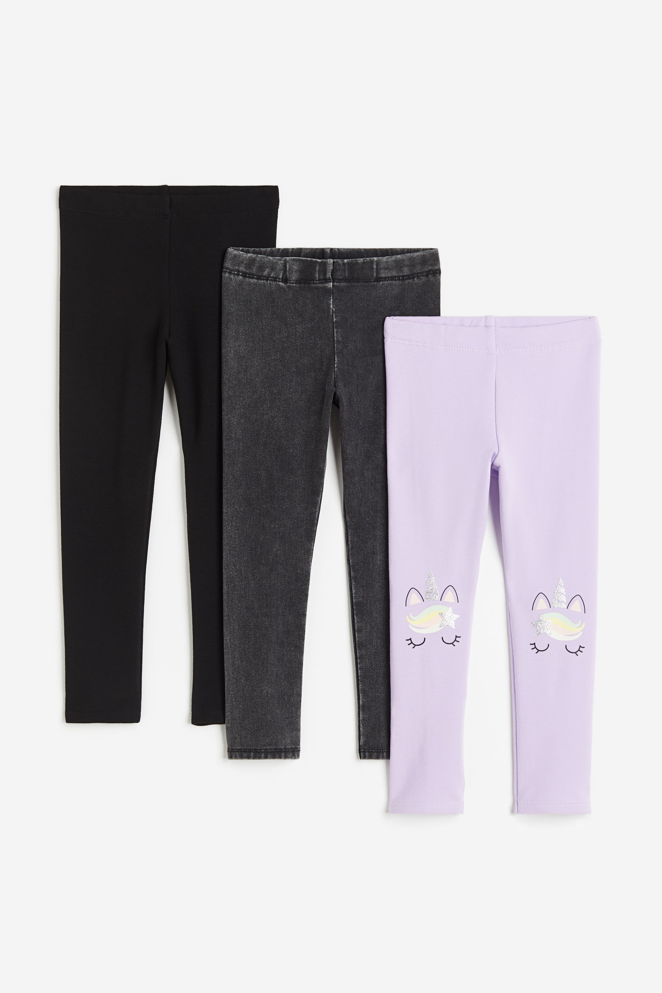 3-pack Cotton Leggings