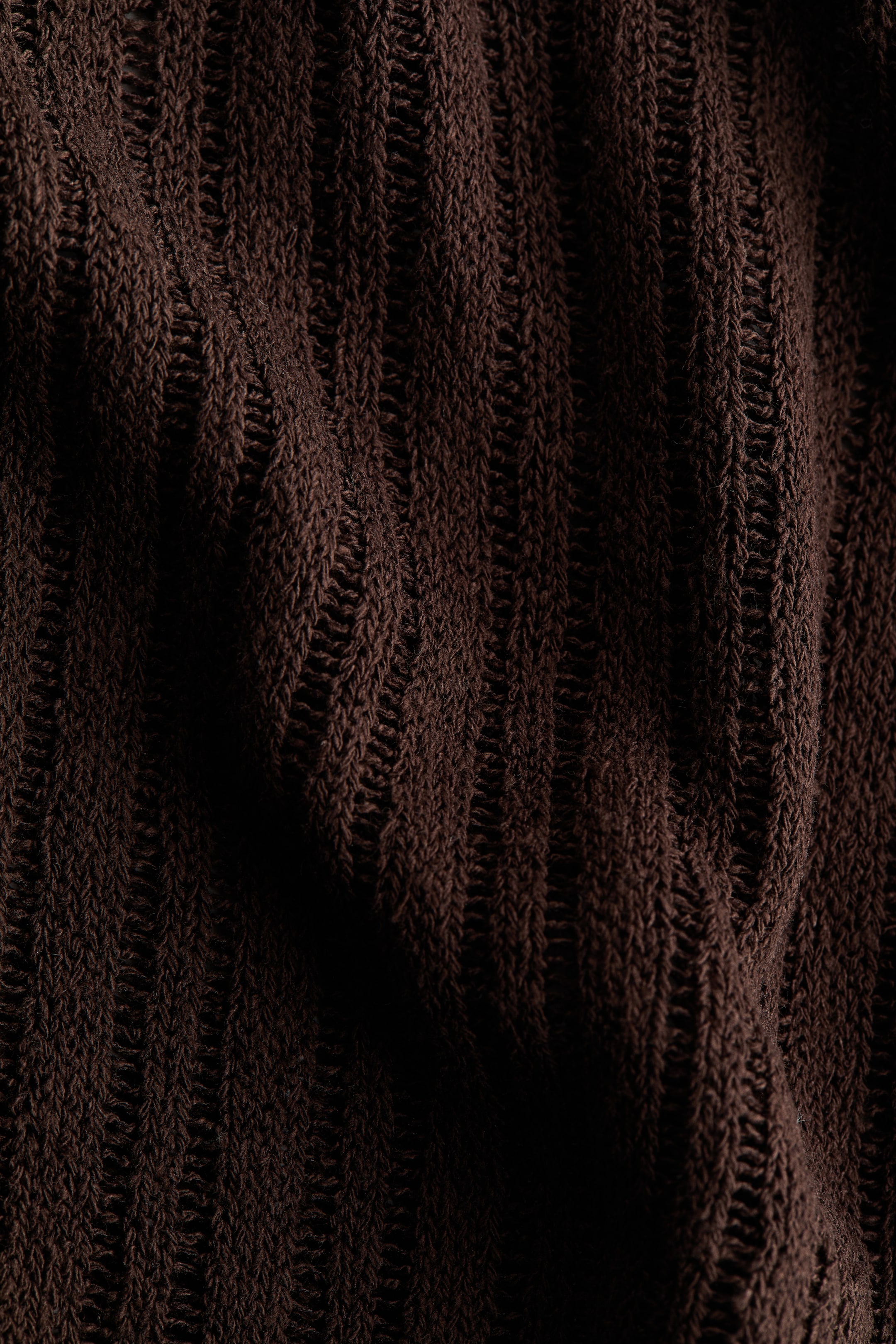 Rib-Knit Cape