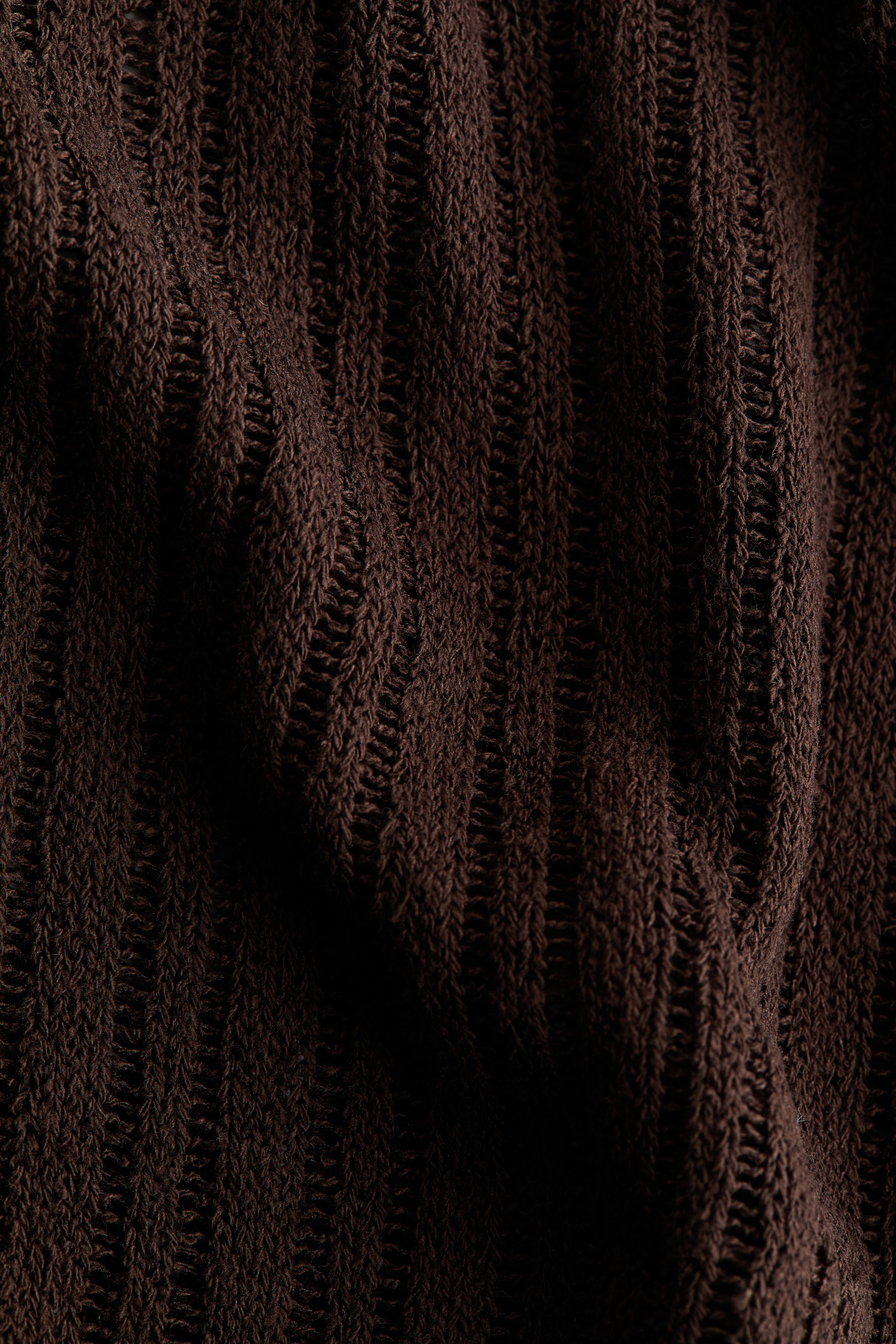 Rib-Knit Cape