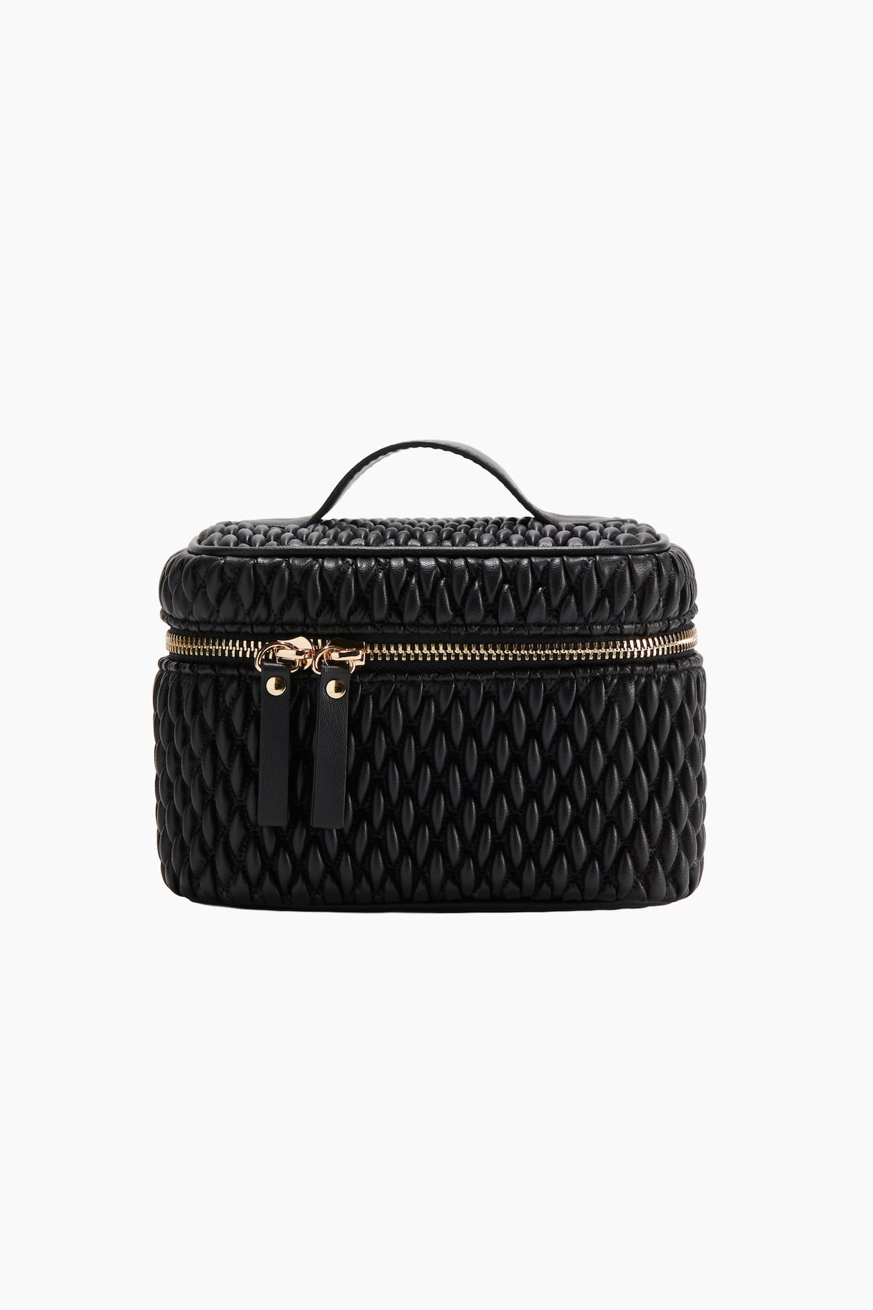 Quilted boxy make-up bag - Black - Beauty all | H&M IN