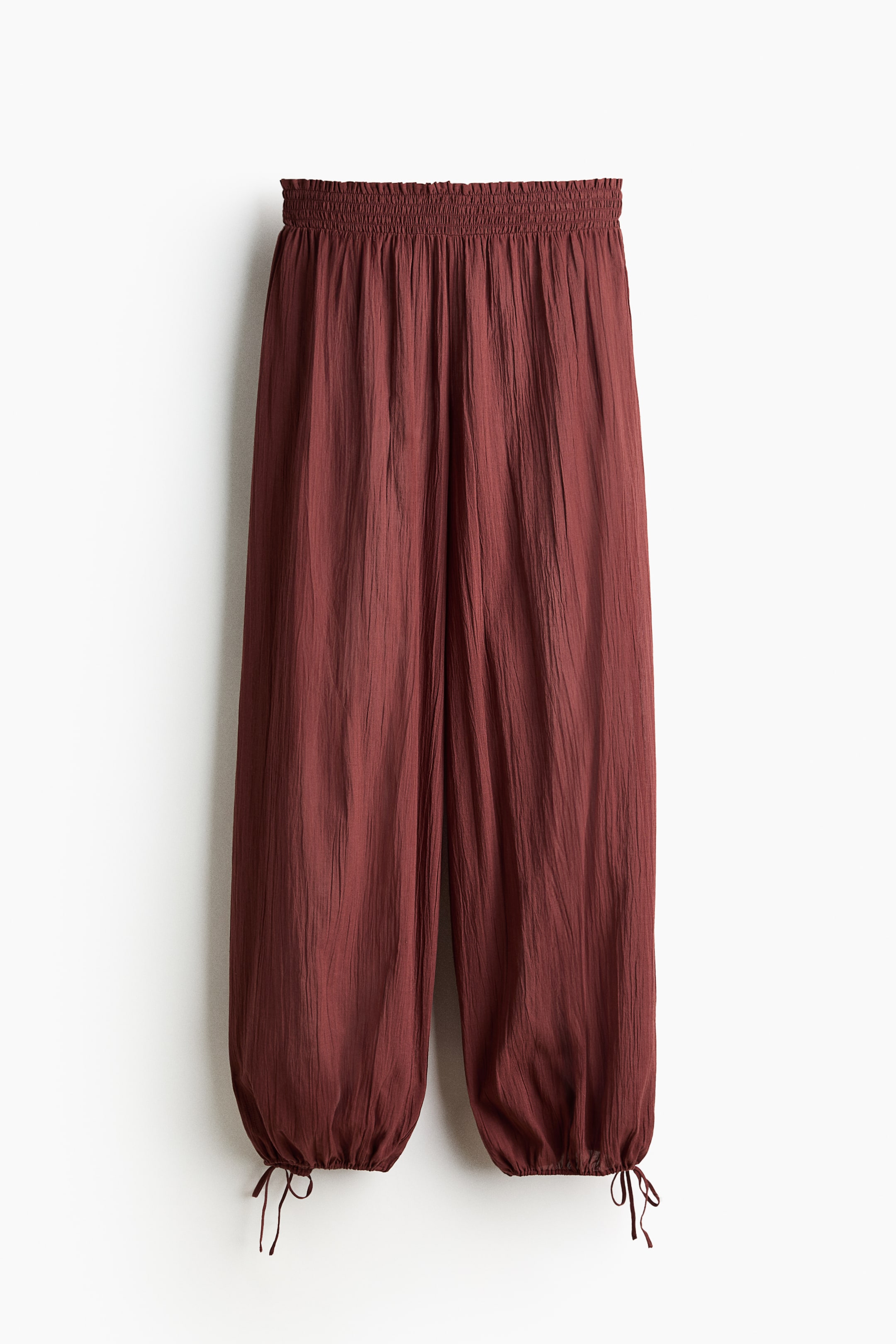 Pantalon de plage froissé