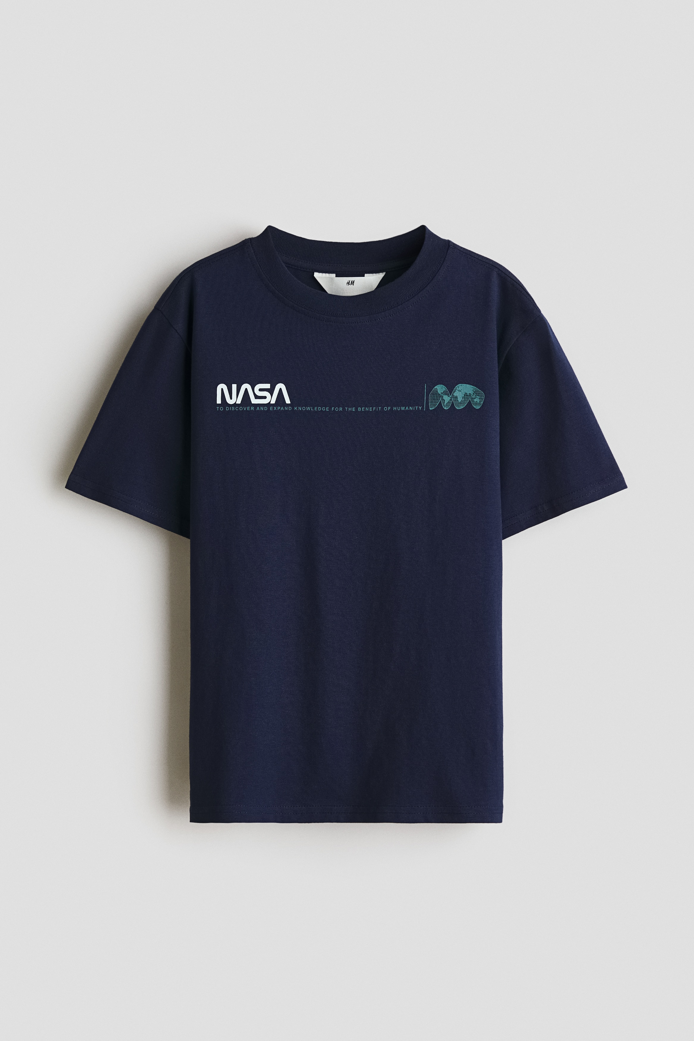 Printed cotton T-shirtModel