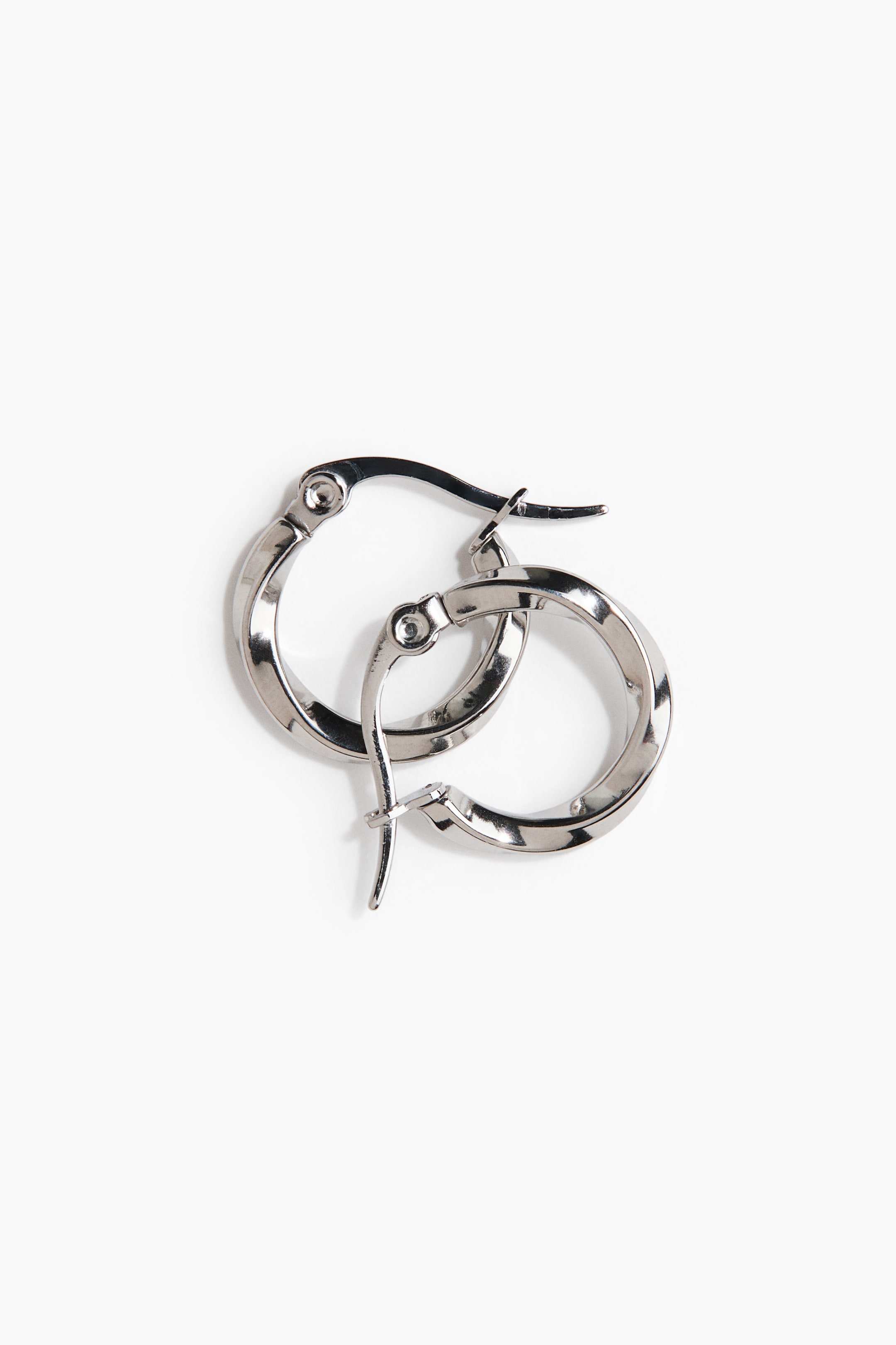 Waterproof Stainless Steel Hoop Earrings