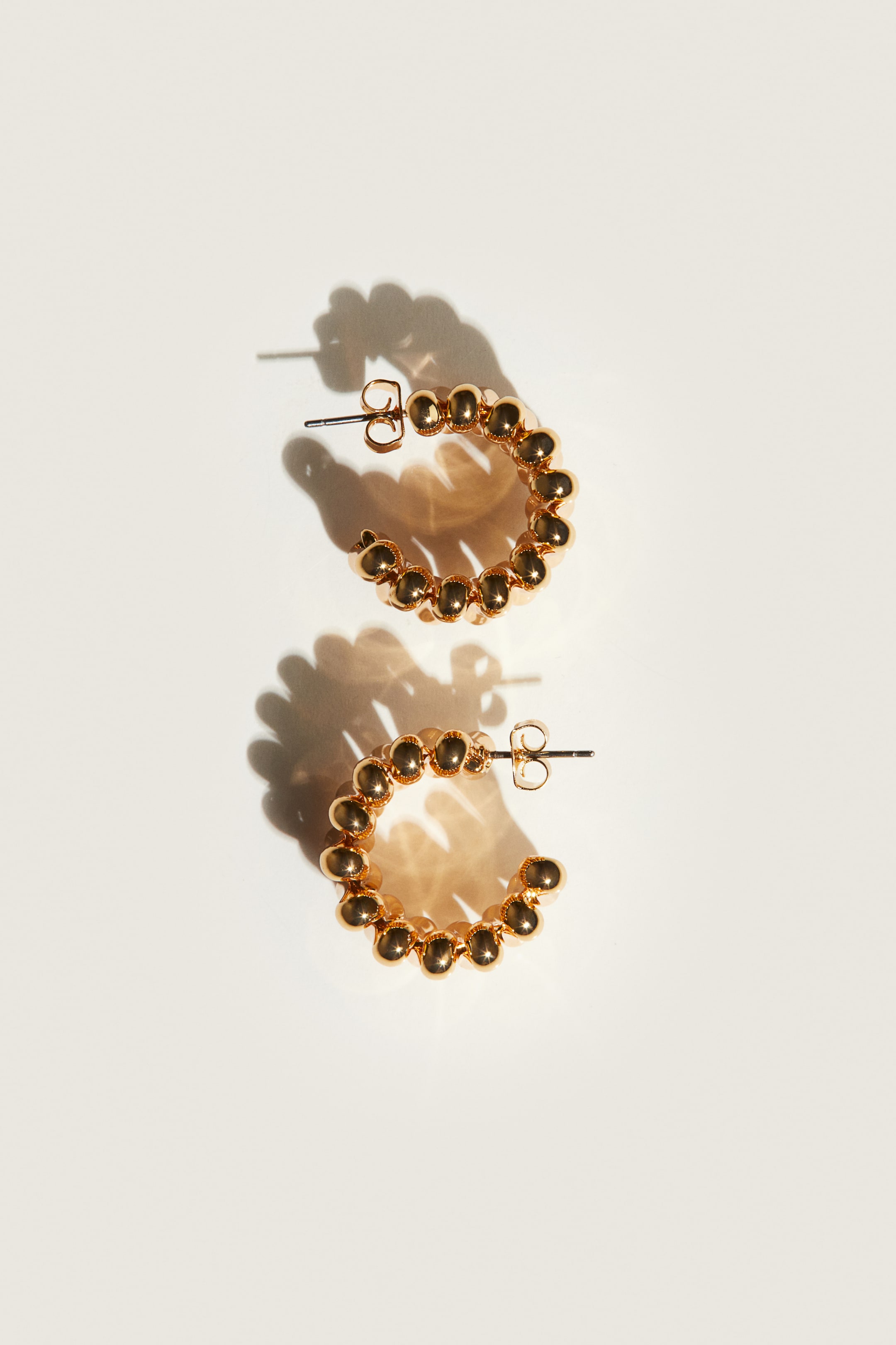 Gold-plated Hoop Earrings