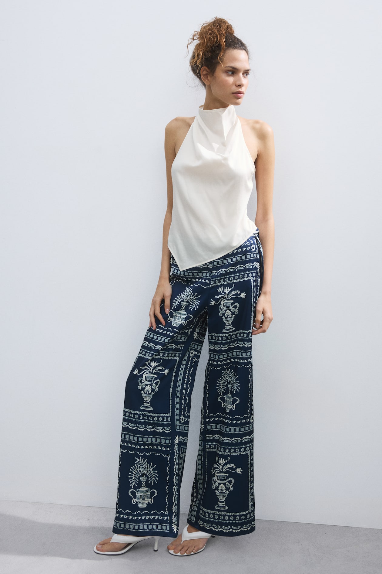 Asymmetric Halterneck Top - image 3