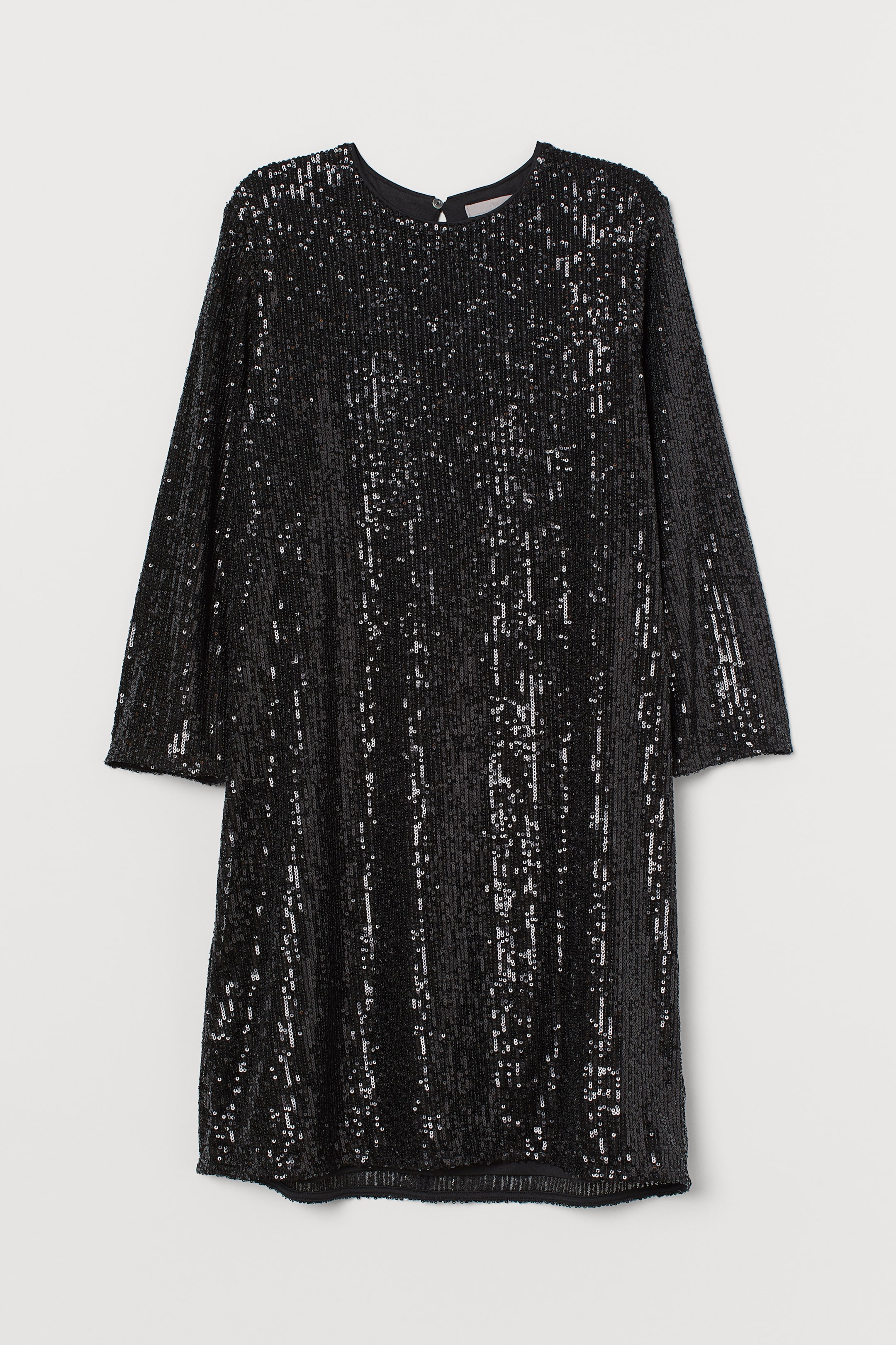 Agrandir l'image: Robe courte à paillettes - Noir - FEMME | H&M FR 1