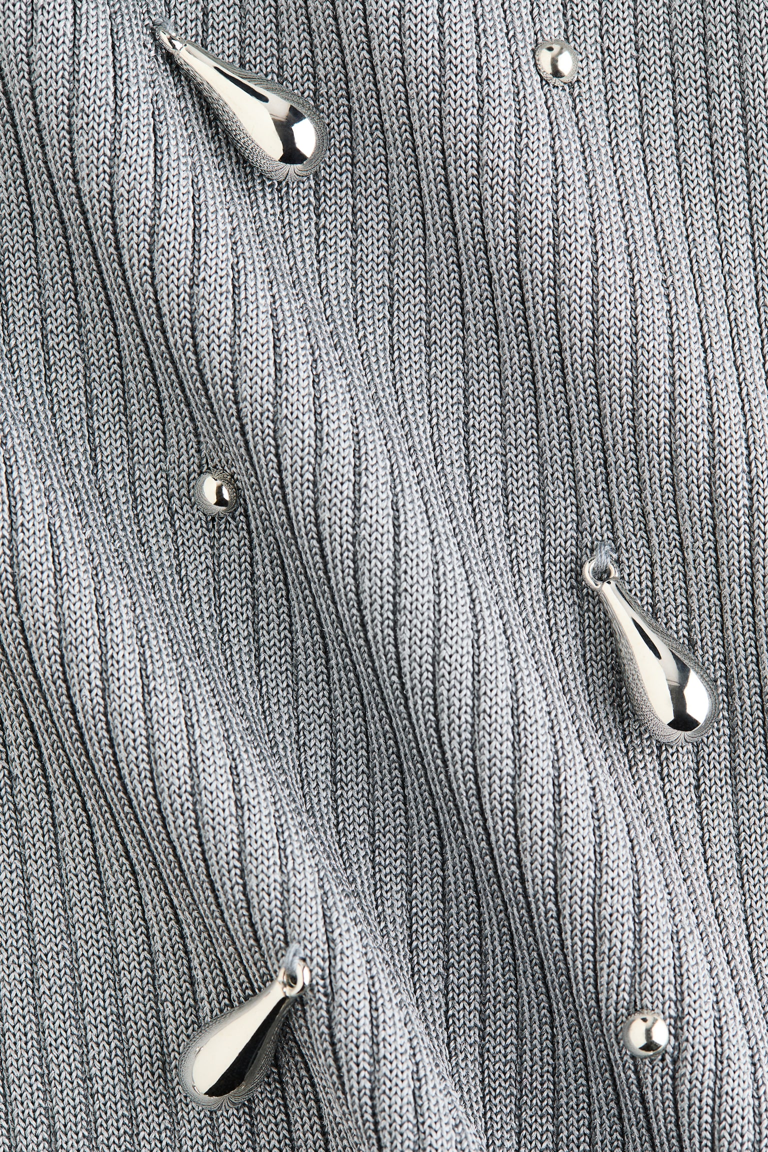 ビーズエンベリッシュドタンクトップ - グレー - 6