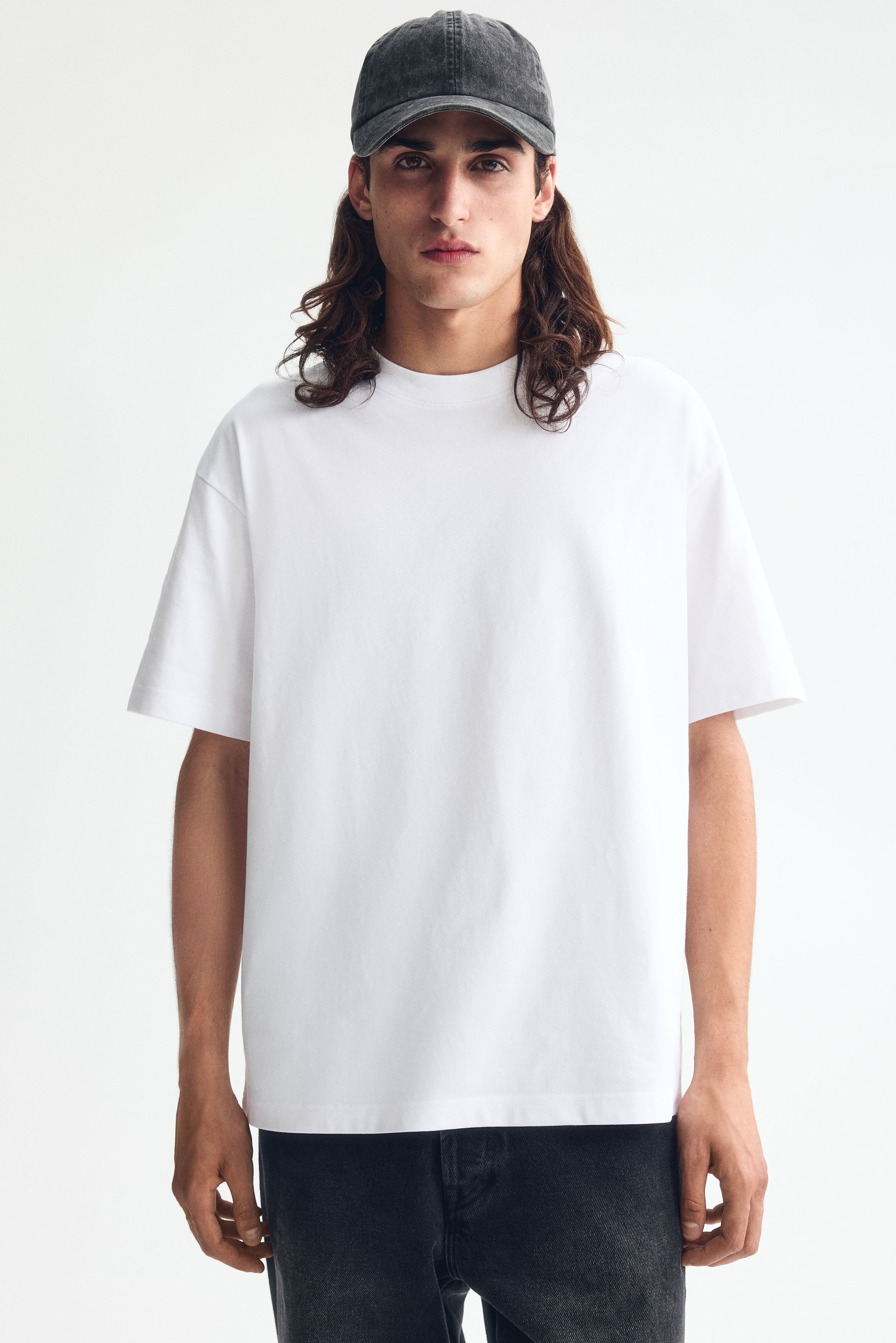 COOLMAX®リラックスフィットTシャツ - ホワイト - Men | H&M JP