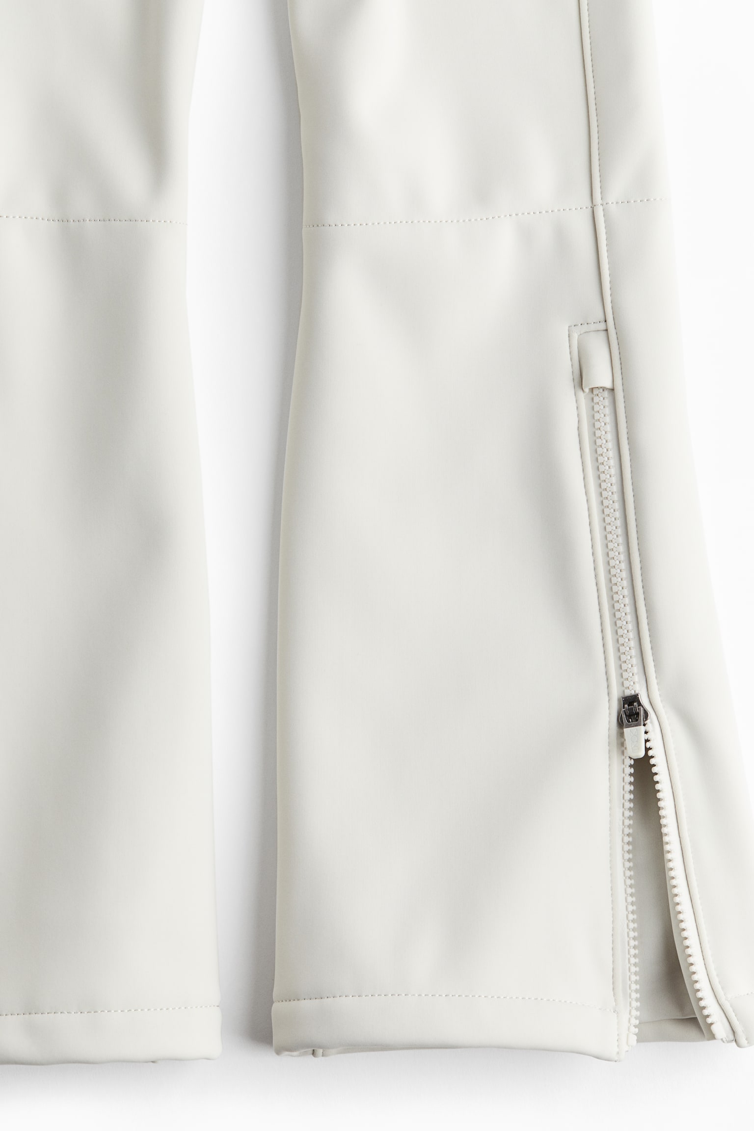 Water-repellent ski trousers - Cream/Black - 4