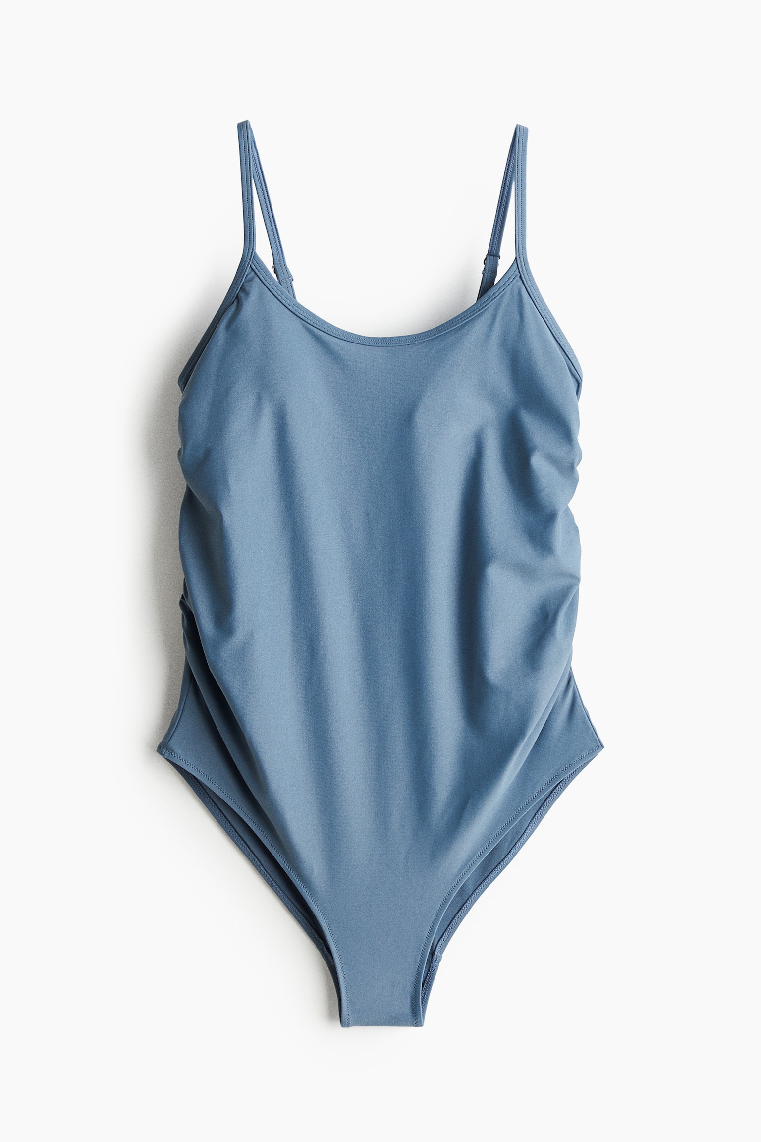 MAMA Padded Cup Swimsuit - Dusty blue/Black - 2