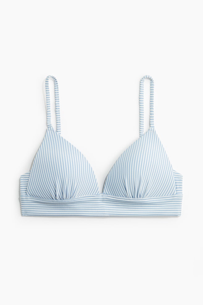 Haut de maillot push-up - Bleu clair/rayé/Turquoise foncé/Noir/Rouge foncé - 1