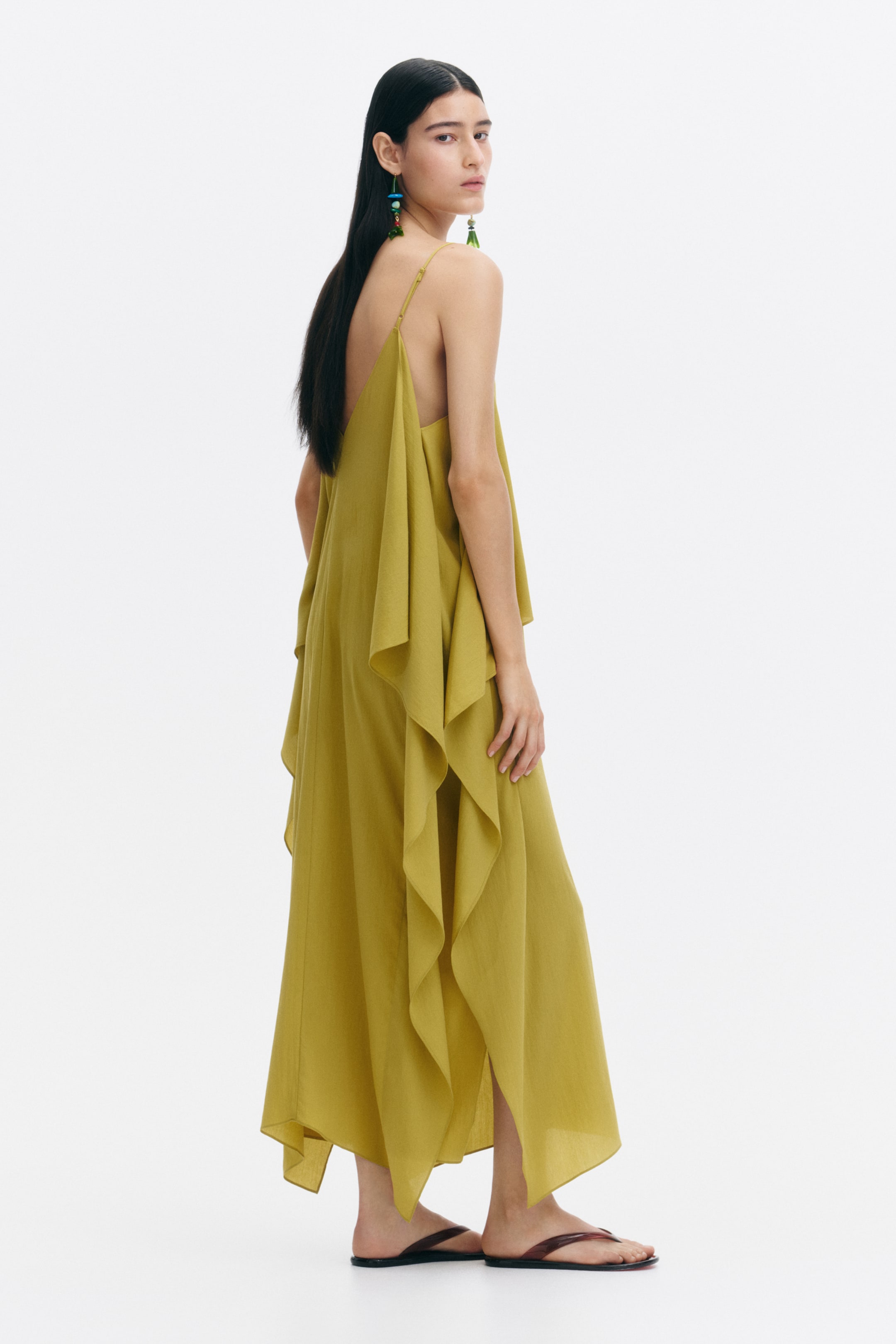 Draped Crêpe Dress