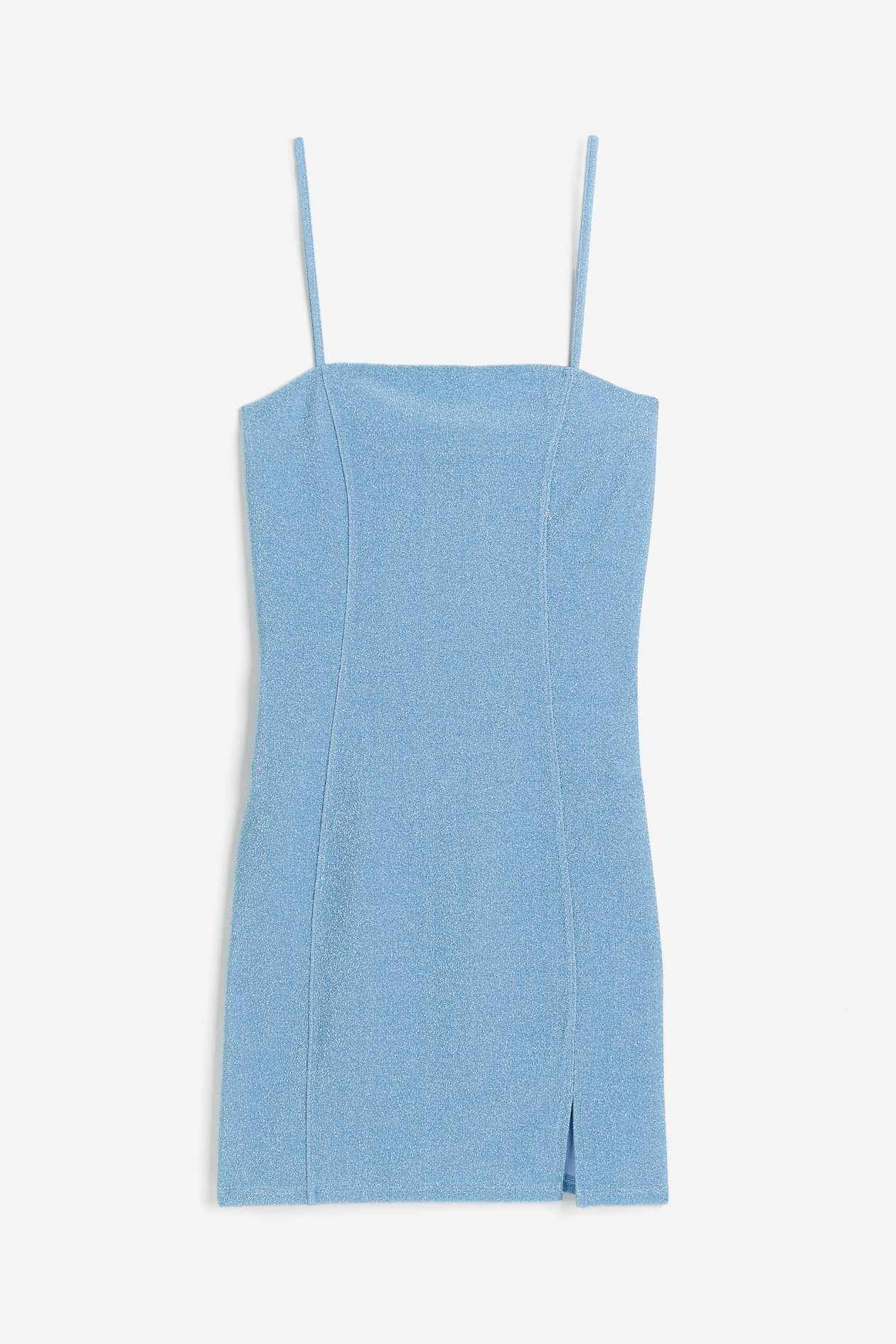 blue glitter dress h&m Sheri Bodell
