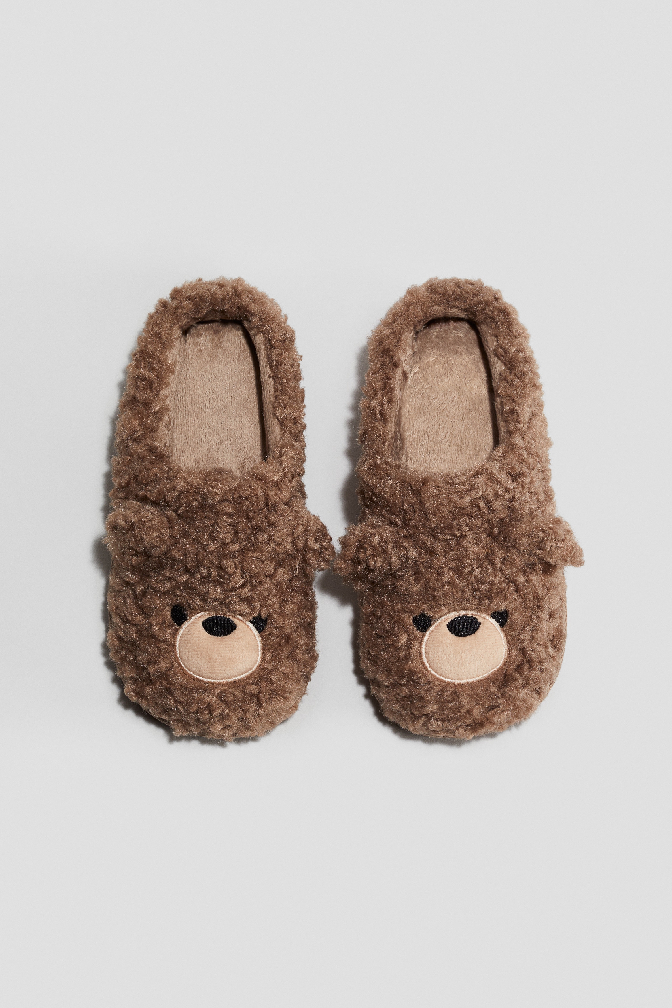 Pojat - Teddytohvelit Ruskea/Nalle - Size: 36/37 - H&M