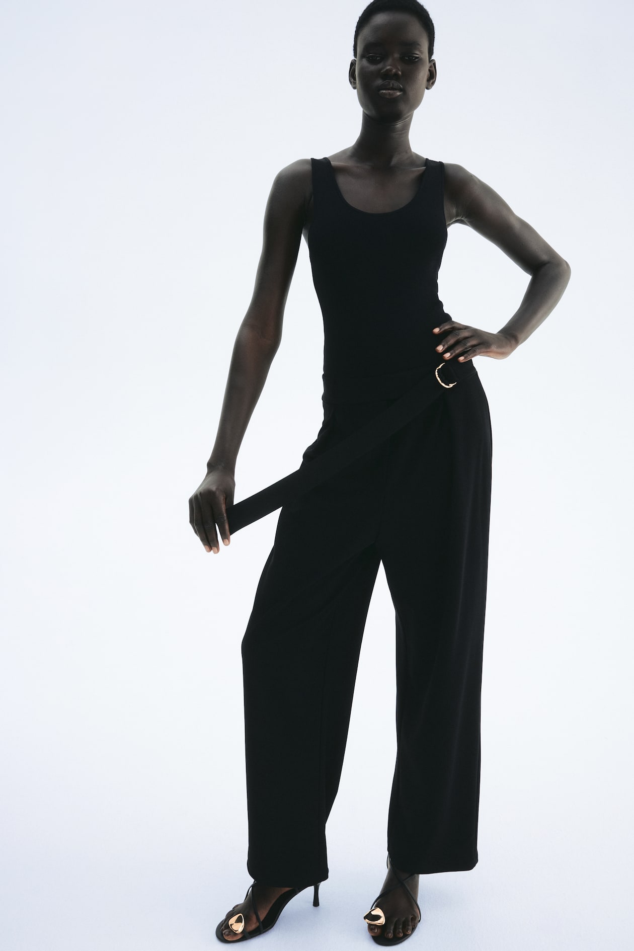 Belted Pants