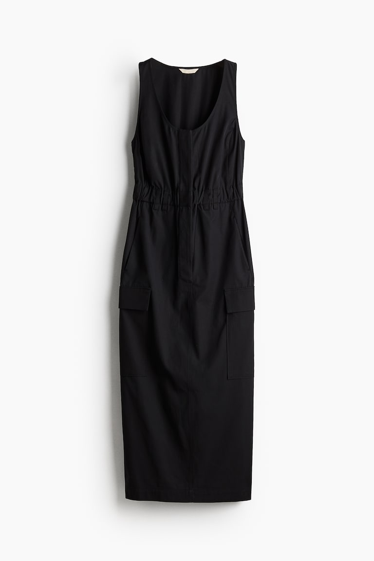 black cargo dress Black Cargo Skirt