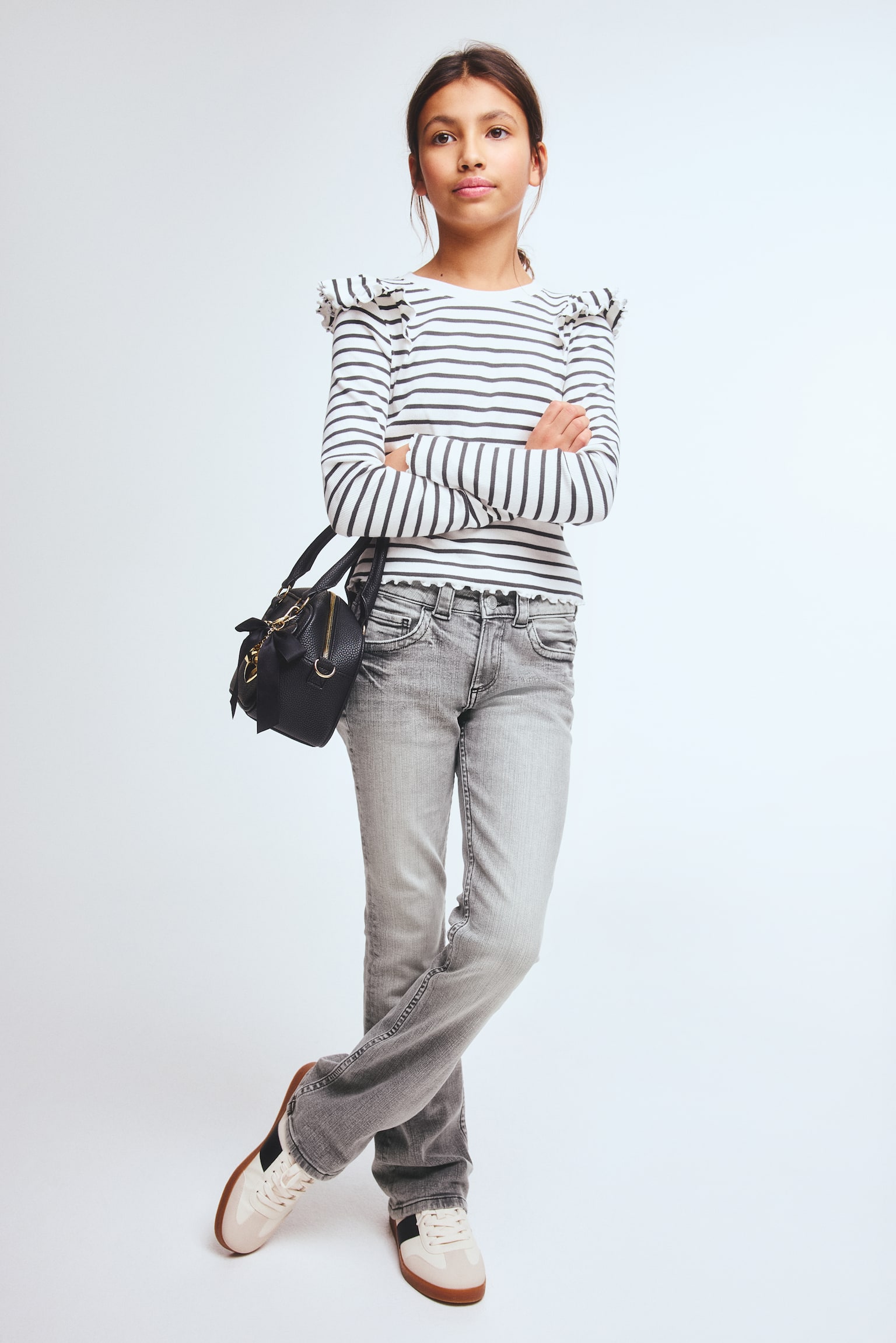 Bootcut Leg Low Jeans - Washed denim grey/Denim blue/Denim black/Denim blue/Dark denim blue - 2