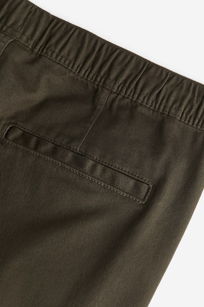 Pantalon cargo Skinny Fit - Vert kaki foncé/Gris foncé/Noir - 5