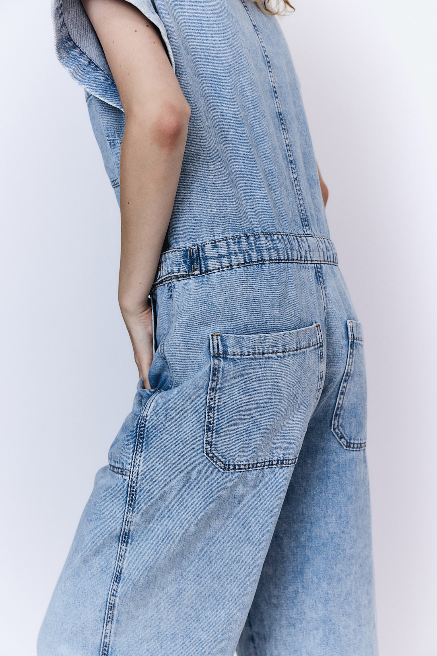 Denim boiler suit - Denim blue/Dark denim blue - 8