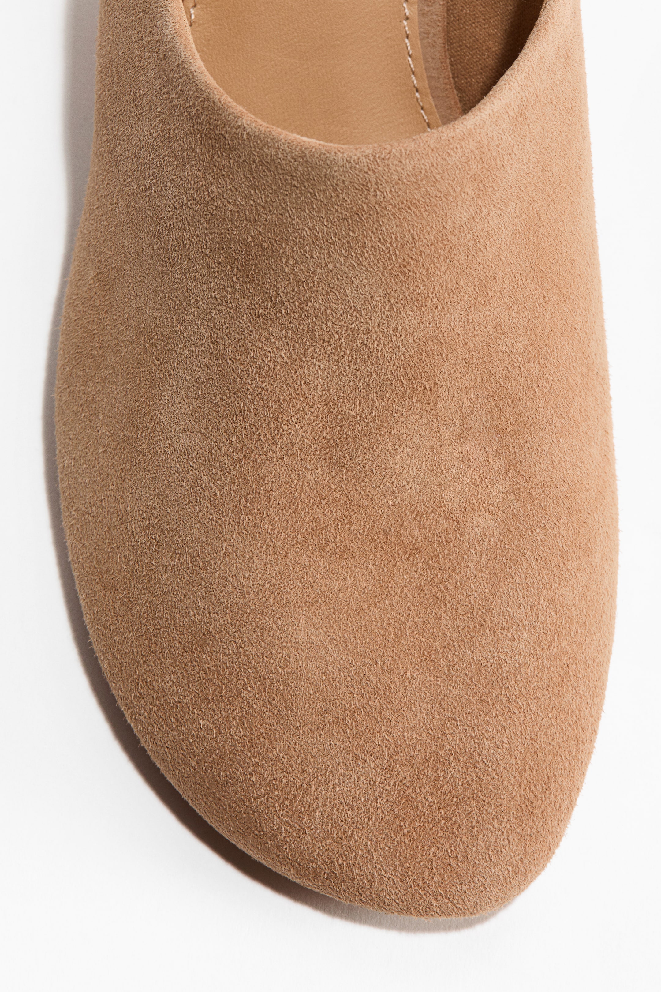 Mules en cuir à petit talon