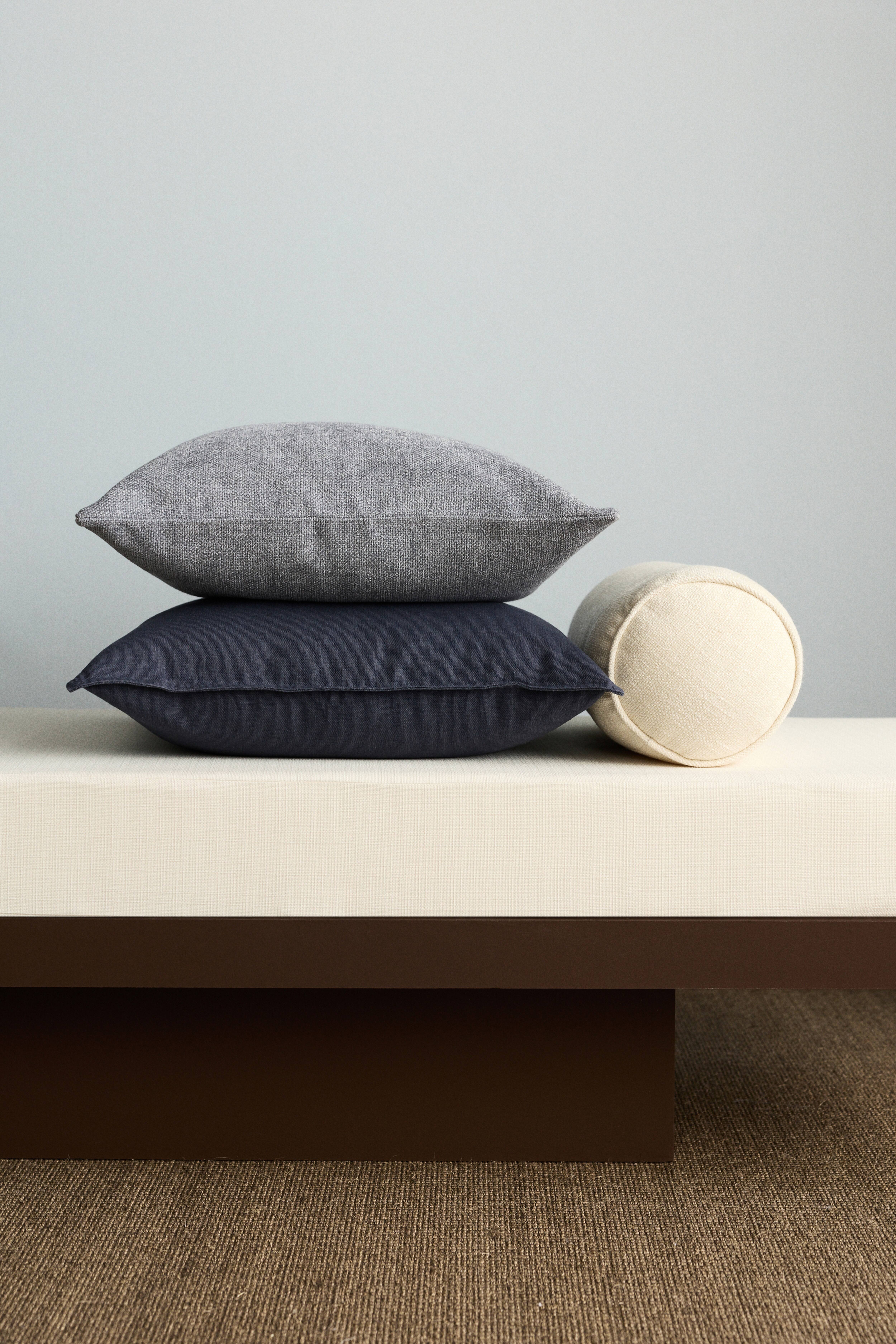 Housse de coussin en fil chenille