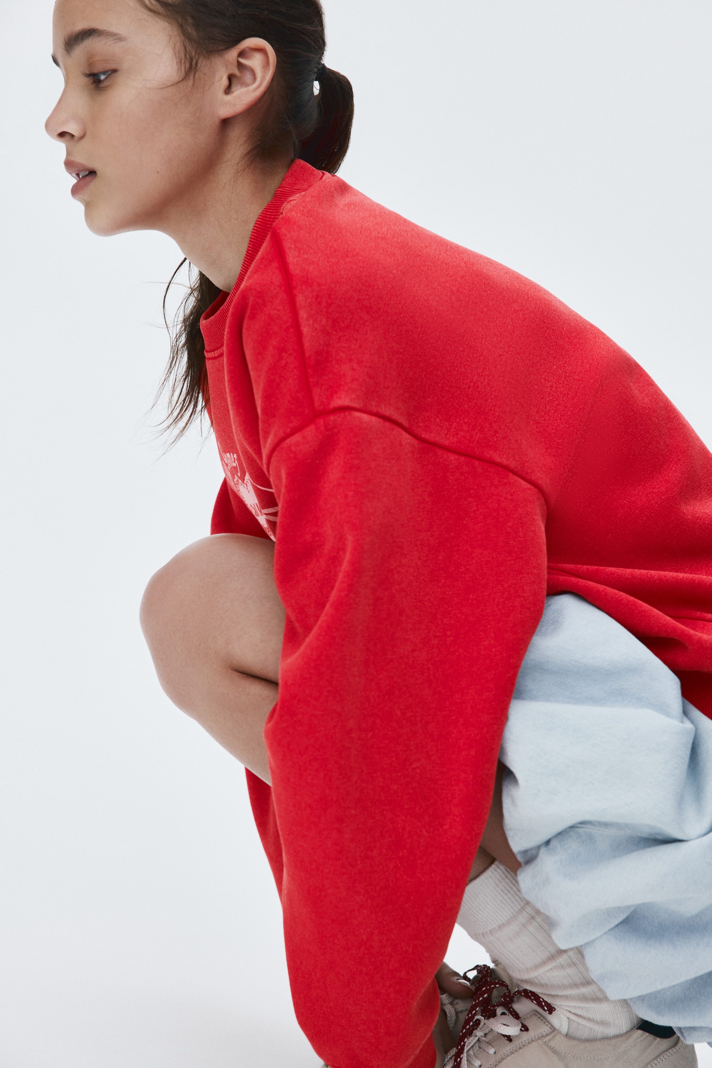 Sweat à Col Rond H&M Femme - Université Yale - Gris - Taille XS - Occasion Parfait état