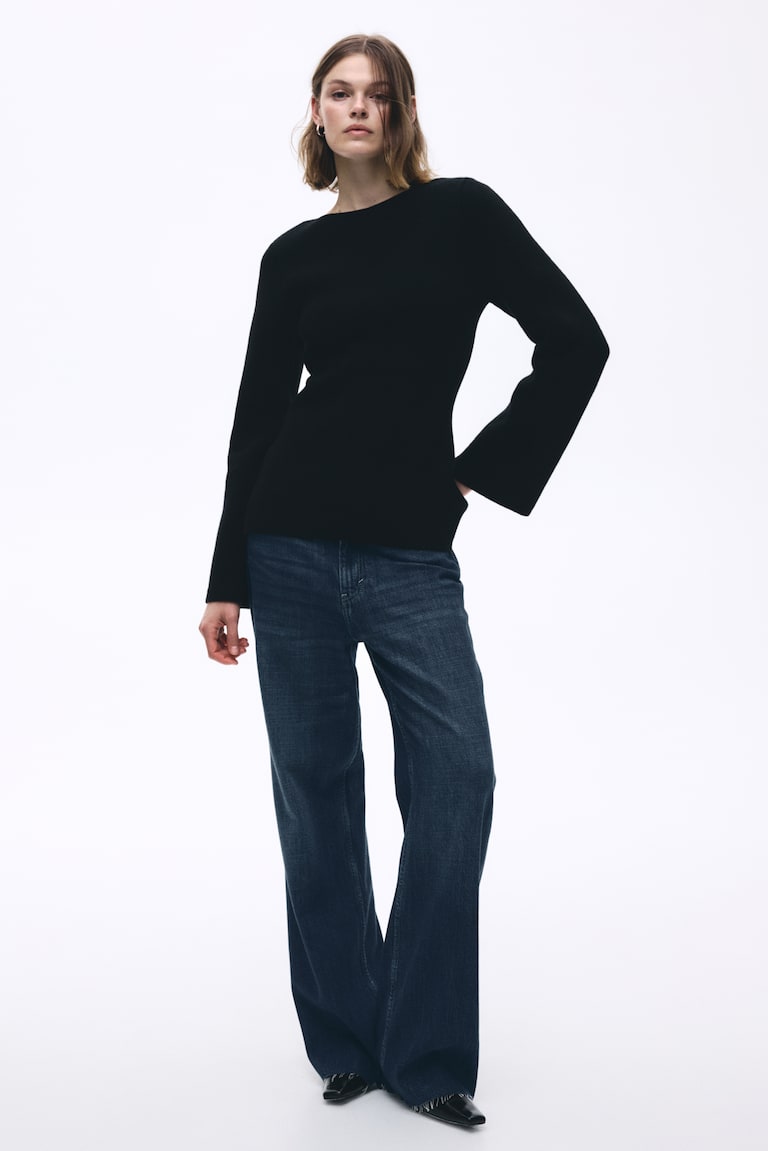 Wide High Jeans
