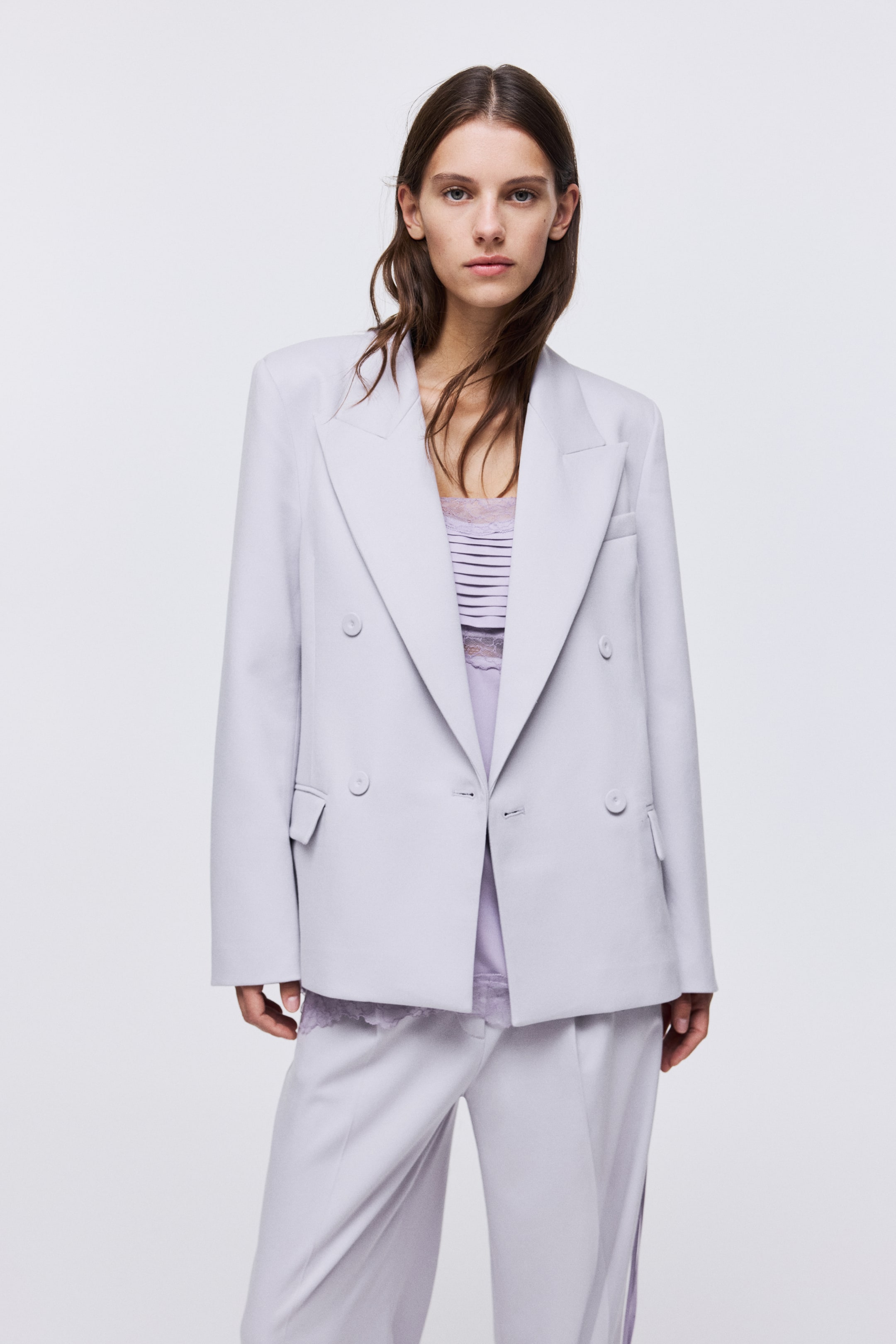 Agrandir l'image: Blazer à fermeture croisée - Lilas - FEMME | H&M CH 2