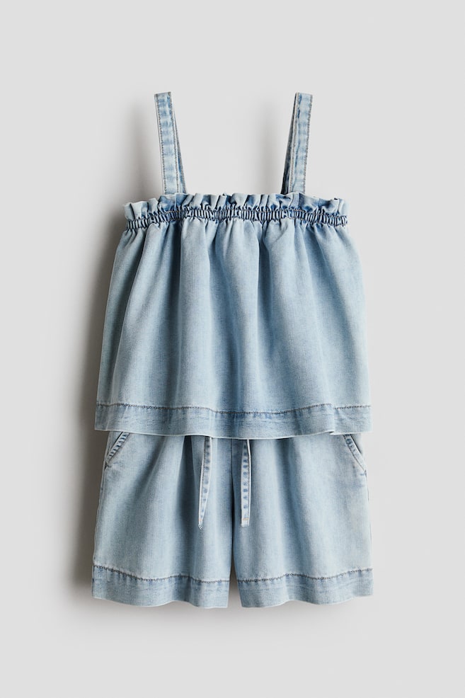 2-teiliges Denim-Set - Helles Denimblau - 1