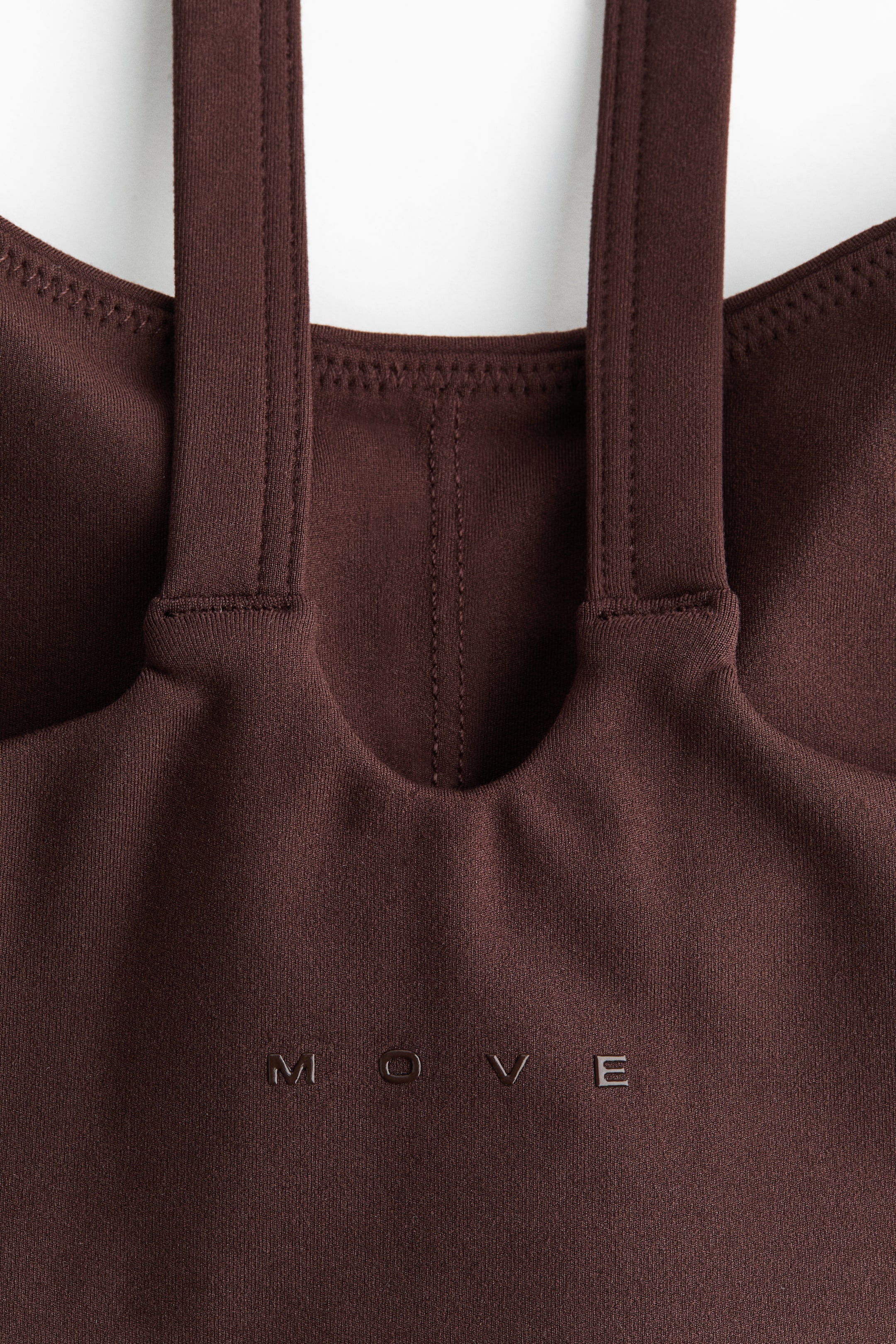 View larger image: Medium Support Sports bra with SoftMove™ - Warm brown - Ladies | H&M HK 7